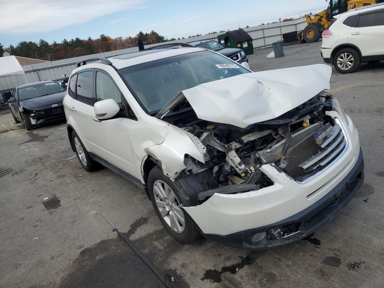 2010 Subaru Tribeca Limited White vin: 4S4WX9HD6A4402564