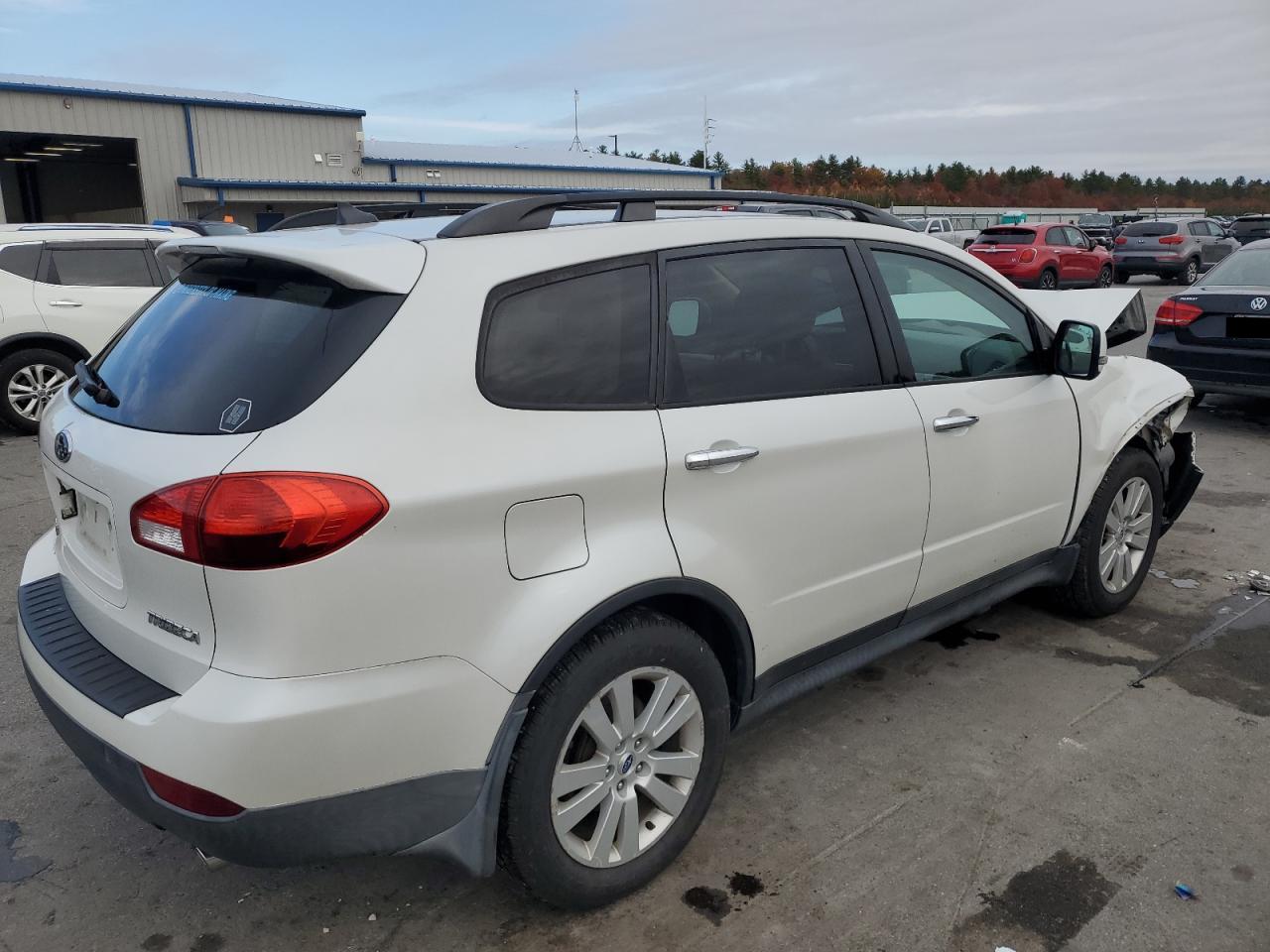2010 Subaru Tribeca Limited White vin: 4S4WX9HD6A4402564