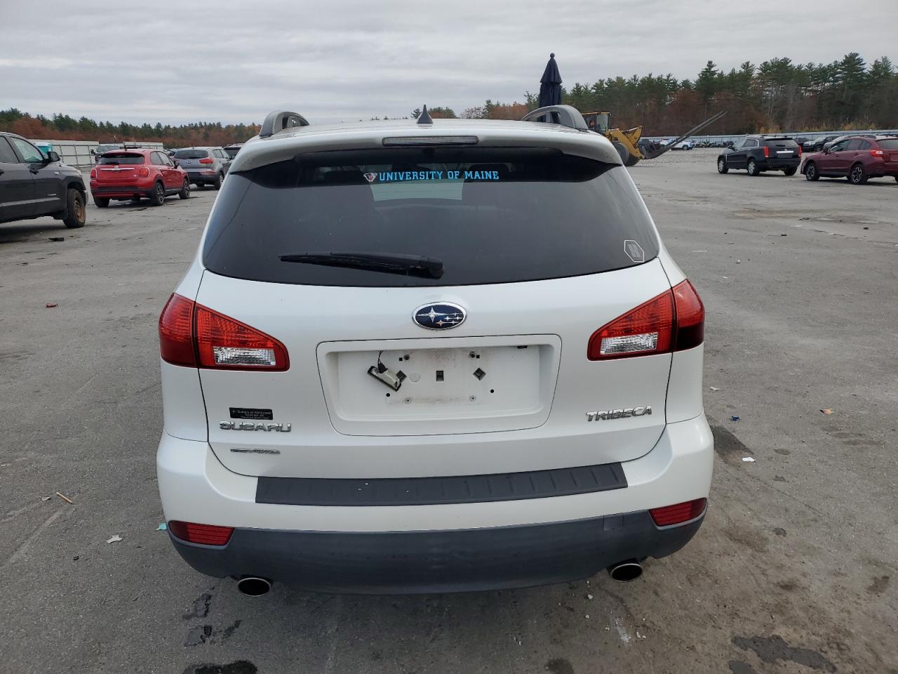2010 Subaru Tribeca Limited White vin: 4S4WX9HD6A4402564