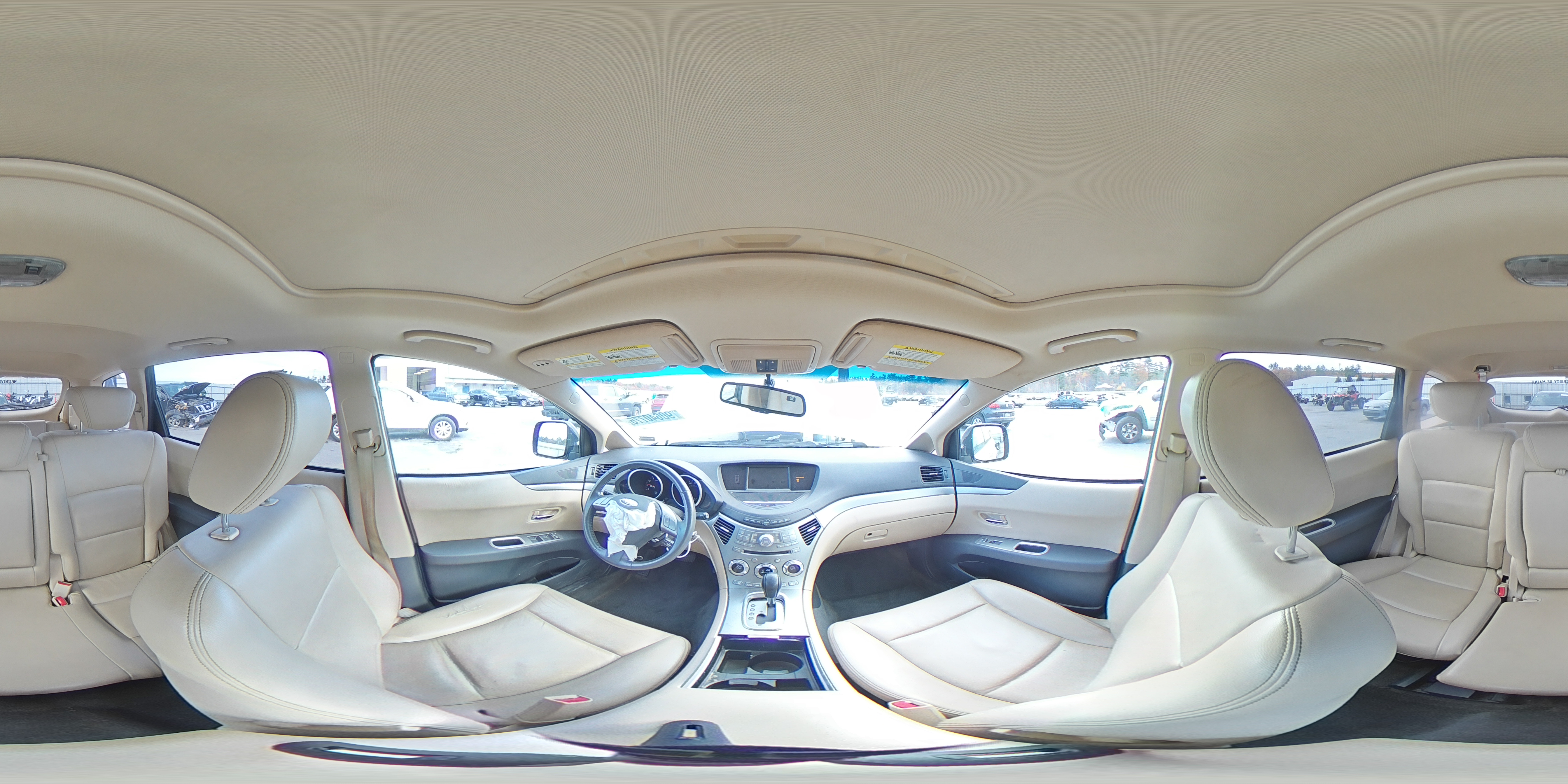 2010 Subaru Tribeca Limited White vin: 4S4WX9HD6A4402564