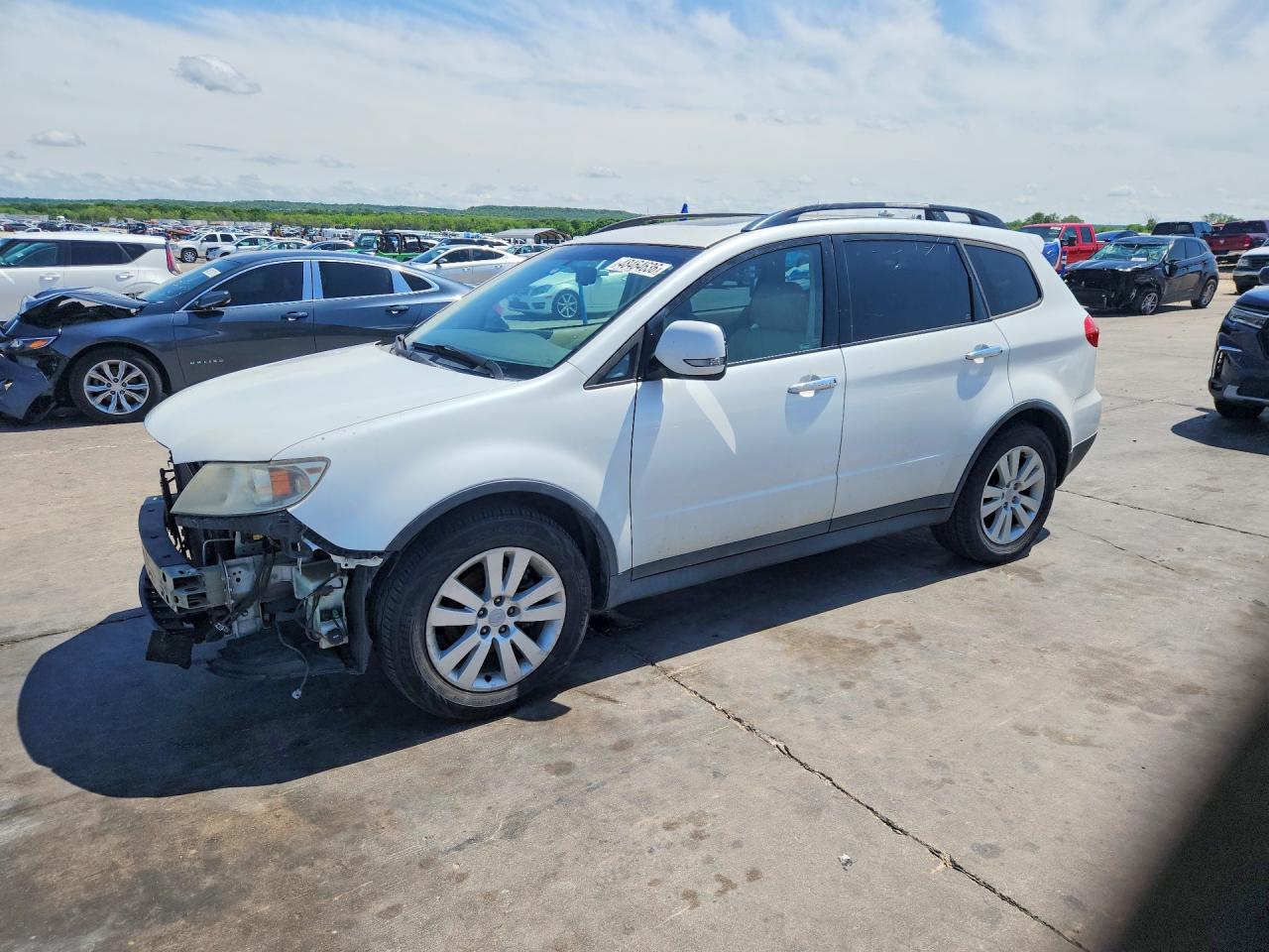 2010 Subaru Tribeca Limited Белый vin: 4S4WX9HD7A4401066