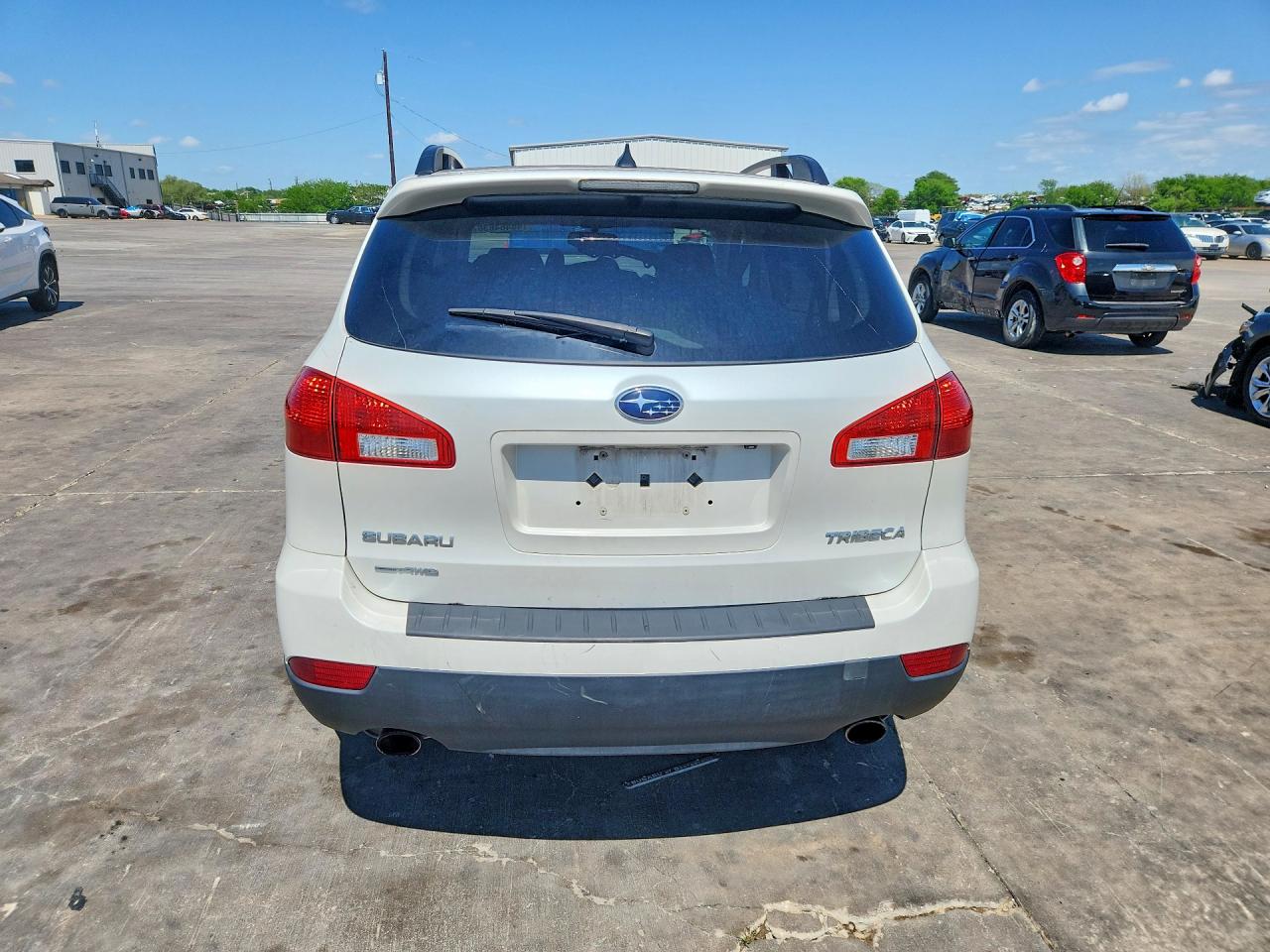 2010 Subaru Tribeca Limited White vin: 4S4WX9HD7A4401066