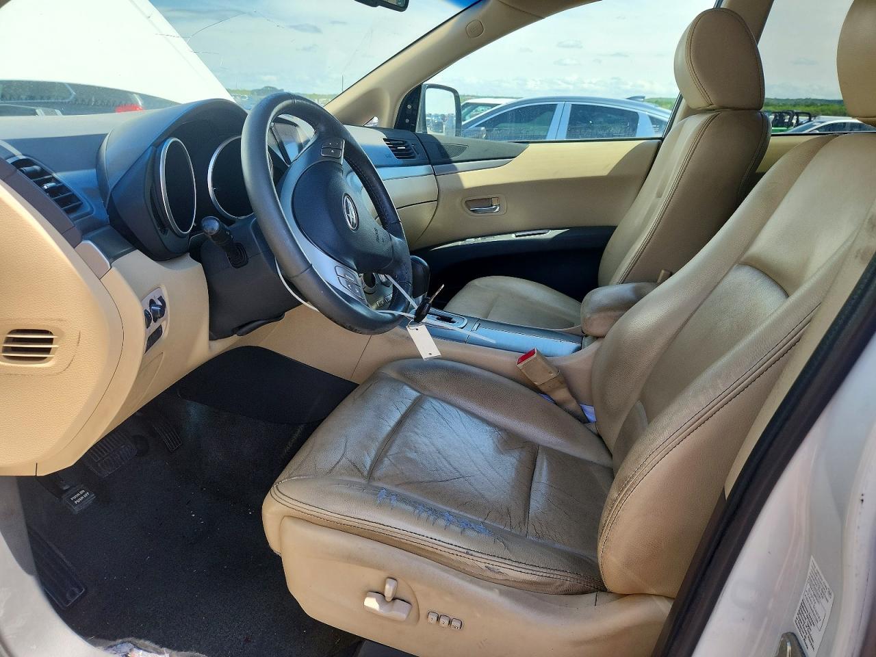 2010 Subaru Tribeca Limited White vin: 4S4WX9HD7A4401066