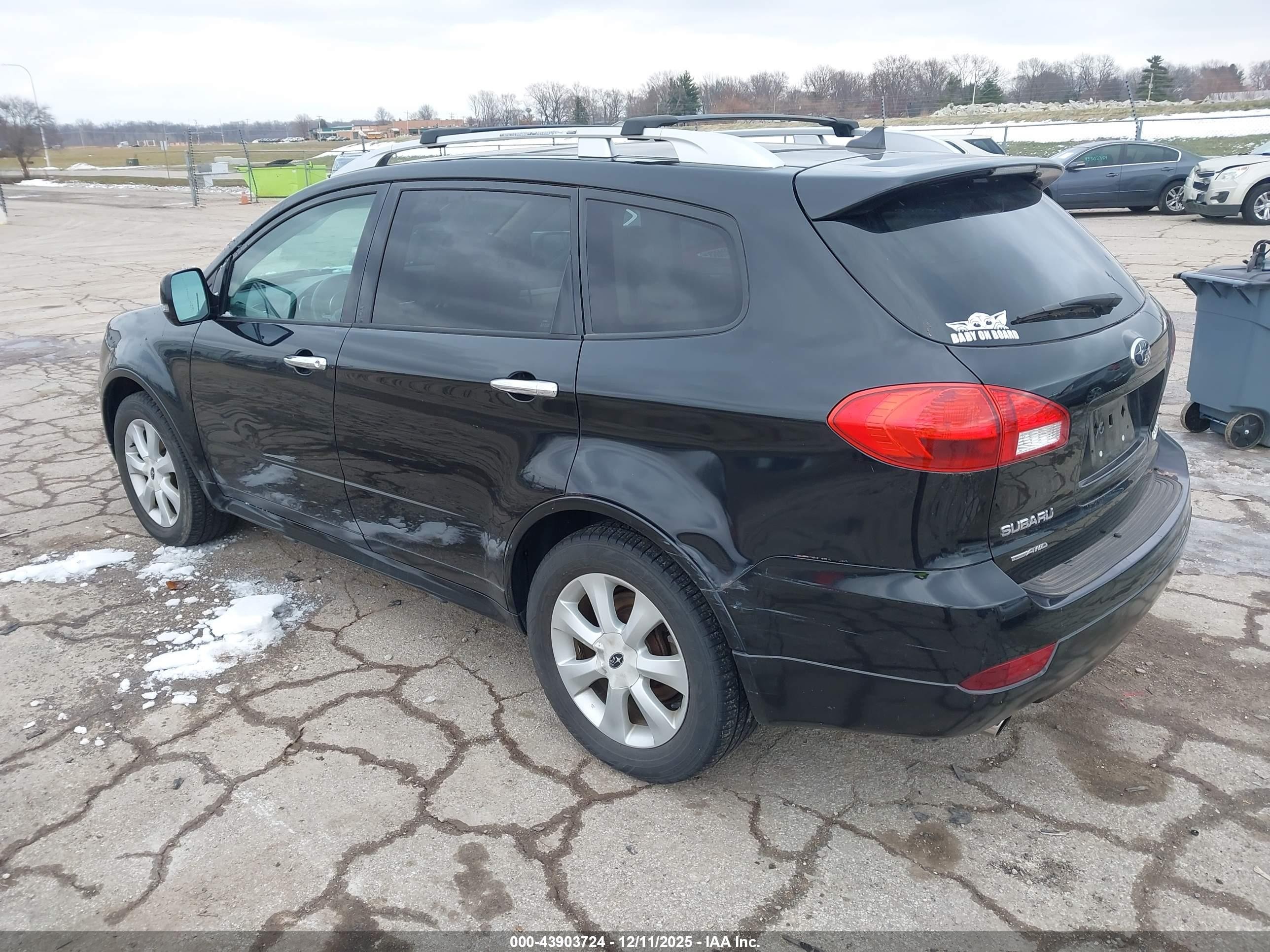 2010 Subaru Tribeca 3.6r Touring Black vin: 4S4WX9HD8A4400752
