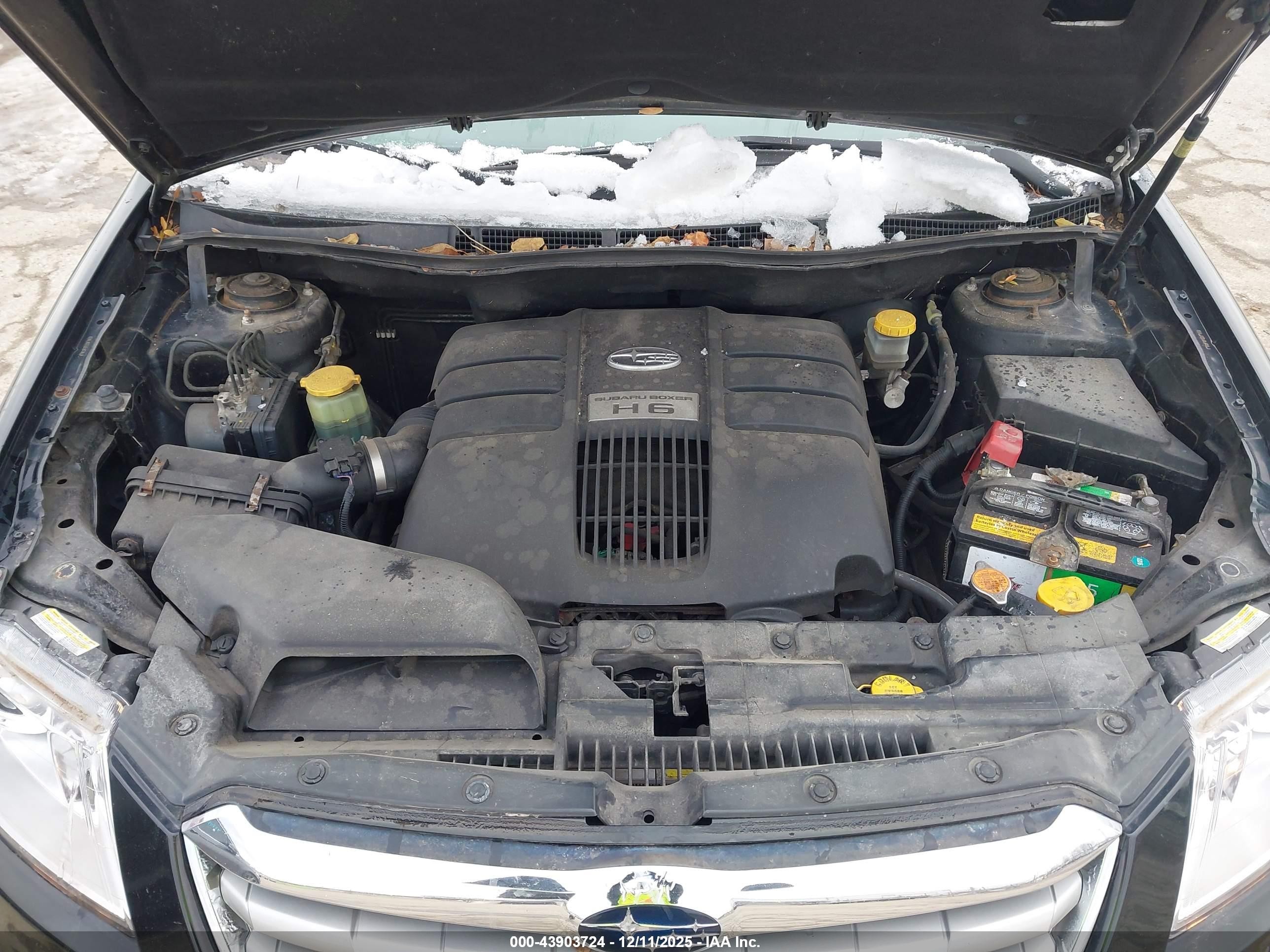 2010 Subaru Tribeca 3.6r Touring Black vin: 4S4WX9HD8A4400752
