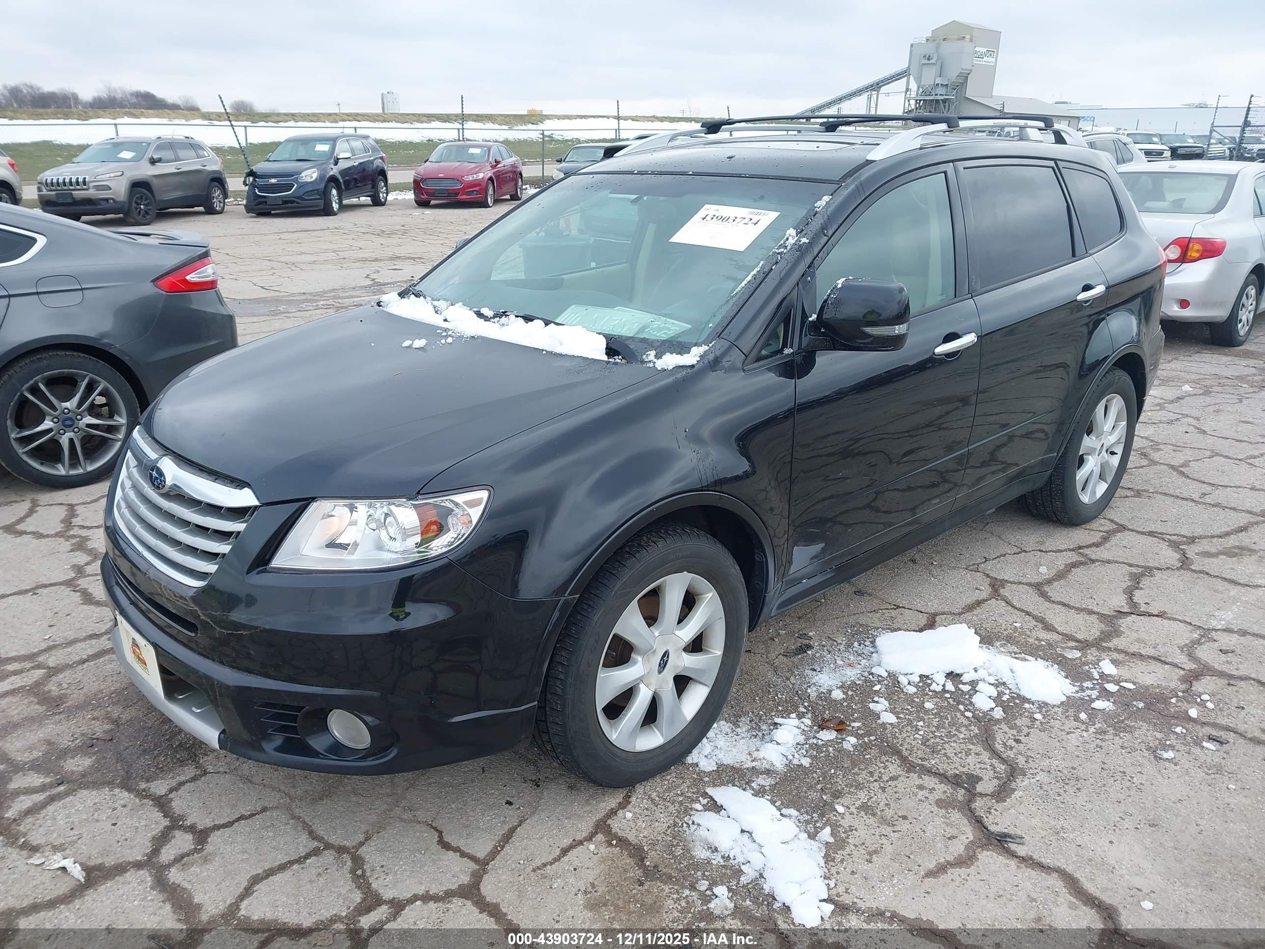 2010 Subaru Tribeca 3.6r Touring Black vin: 4S4WX9HD8A4400752