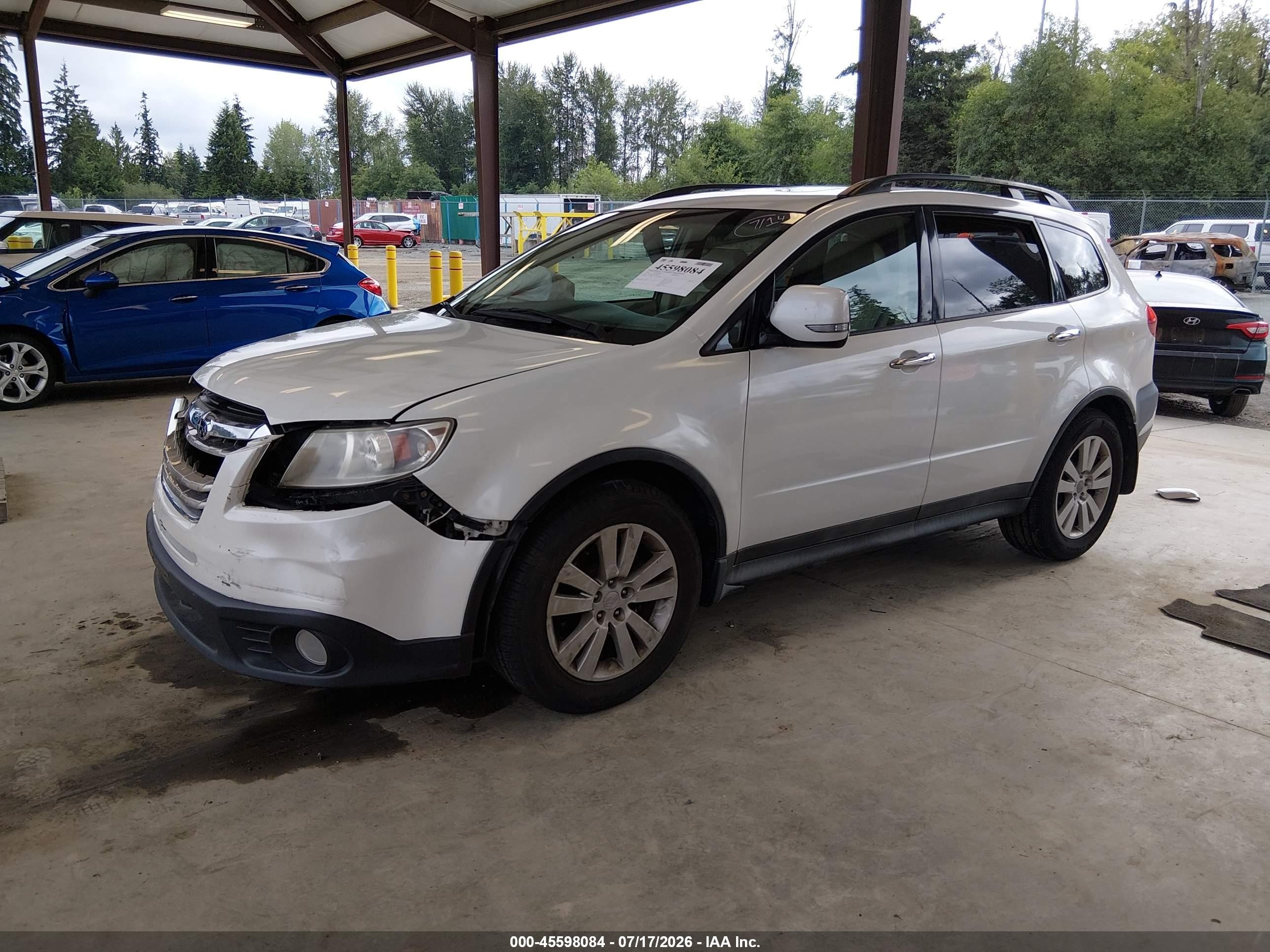 2010 Subaru Tribeca 3.6r Limited Cream vin: 4S4WX9HDXA4402177
