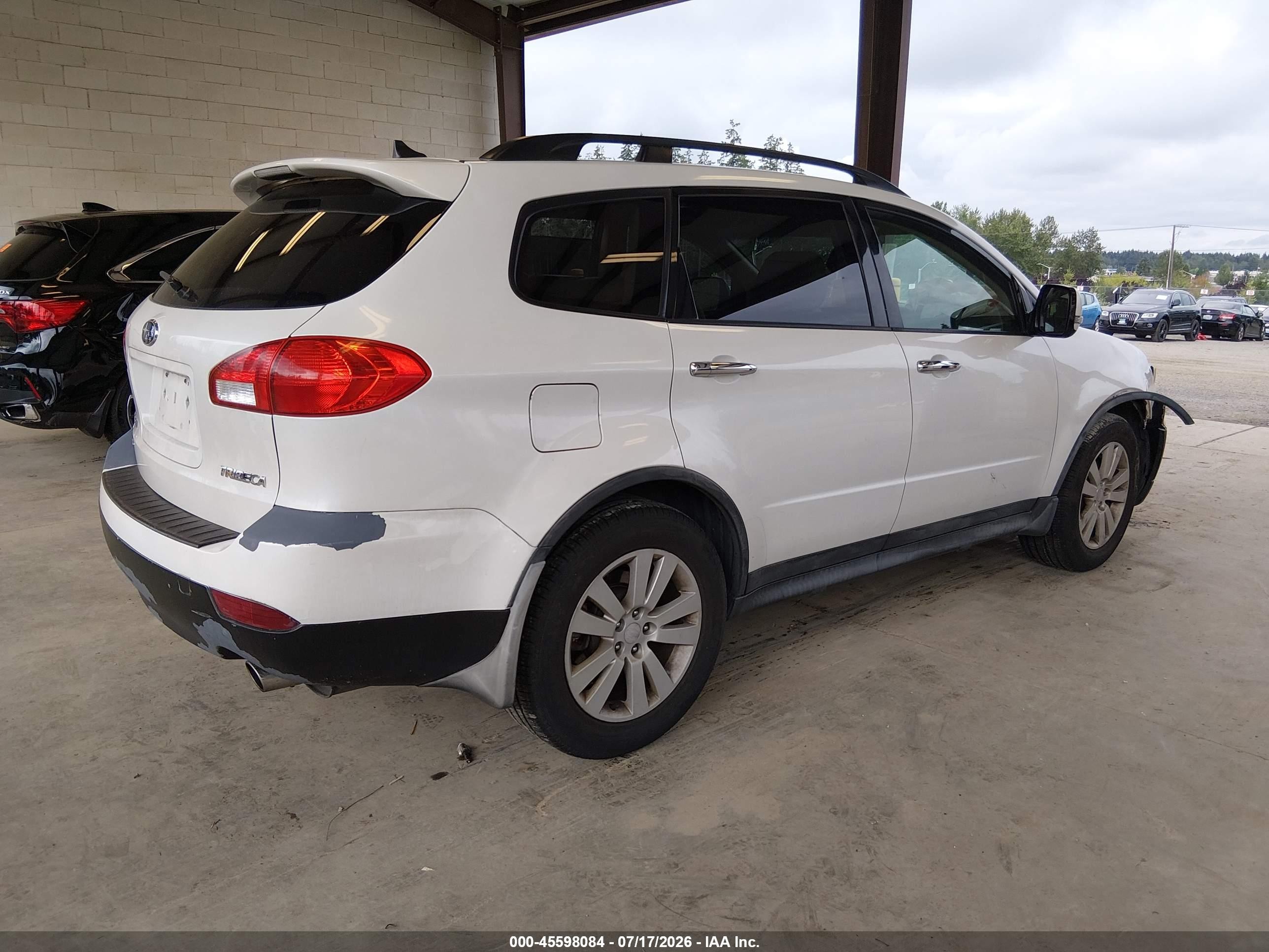 2010 Subaru Tribeca 3.6r Limited Cream vin: 4S4WX9HDXA4402177