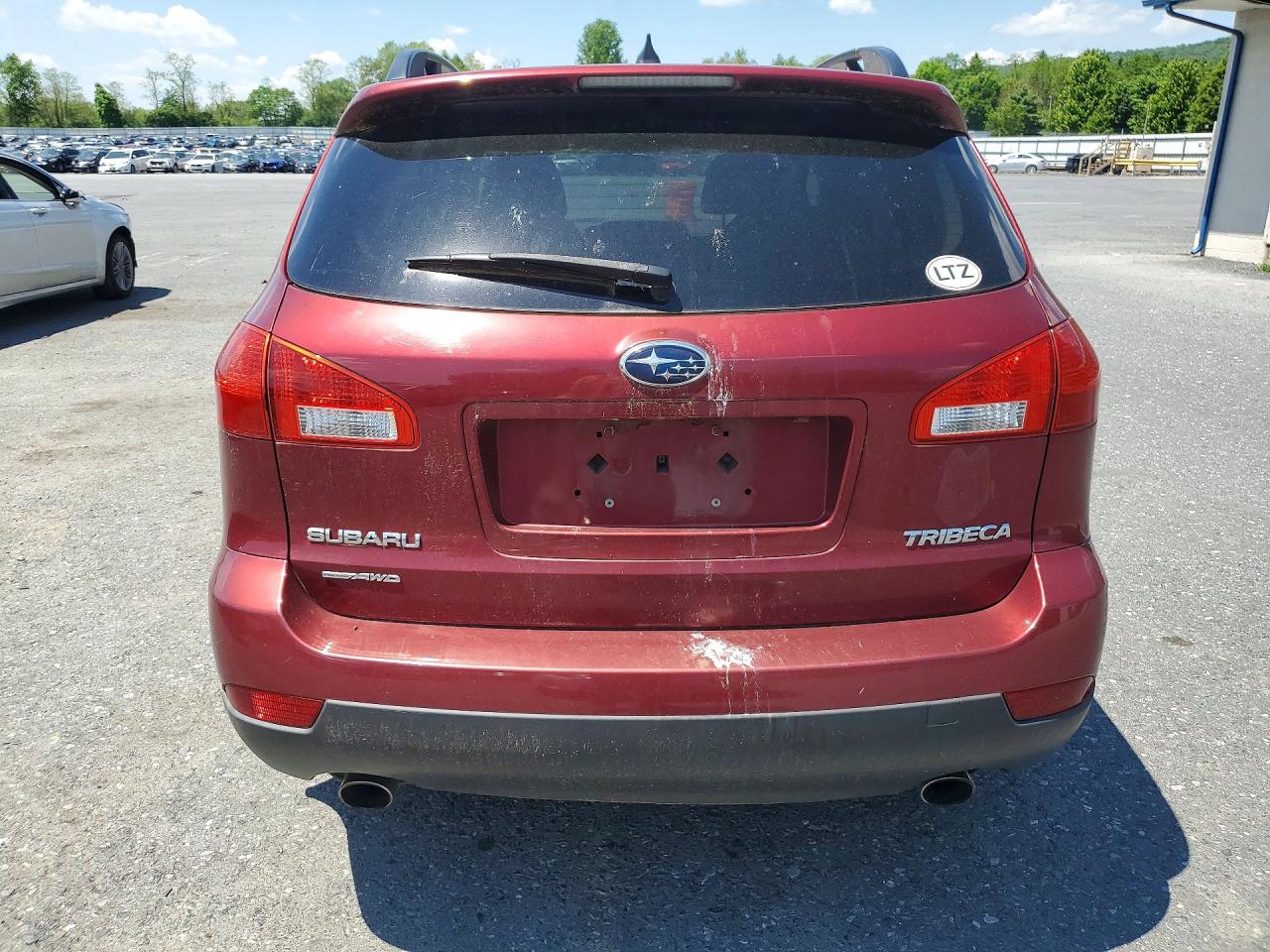 2010 Subaru Tribeca Limited Maroon vin: 4S4WX9KD1A4402979