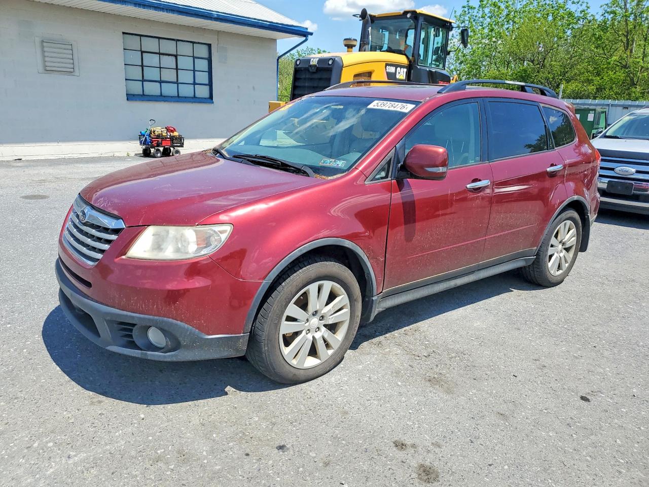 2010 Subaru Tribeca Limited Maroon vin: 4S4WX9KD1A4402979