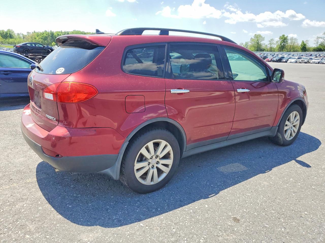 2010 Subaru Tribeca Limited Maroon vin: 4S4WX9KD1A4402979