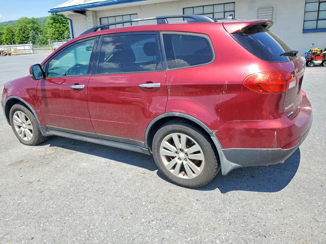 2010 Subaru Tribeca Limited Maroon vin: 4S4WX9KD1A4402979