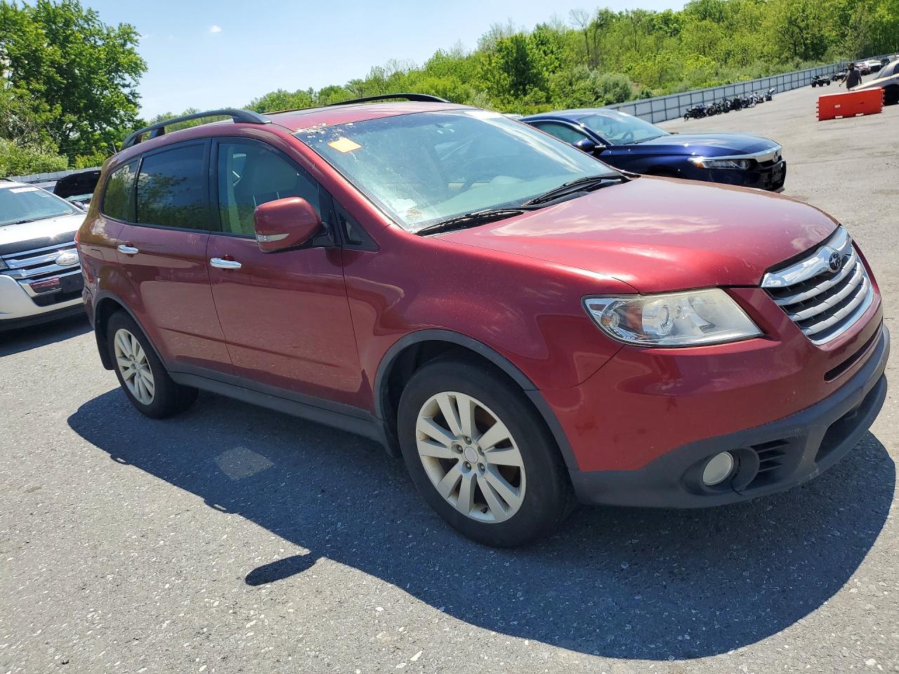 2010 Subaru Tribeca Limited Maroon vin: 4S4WX9KD1A4402979