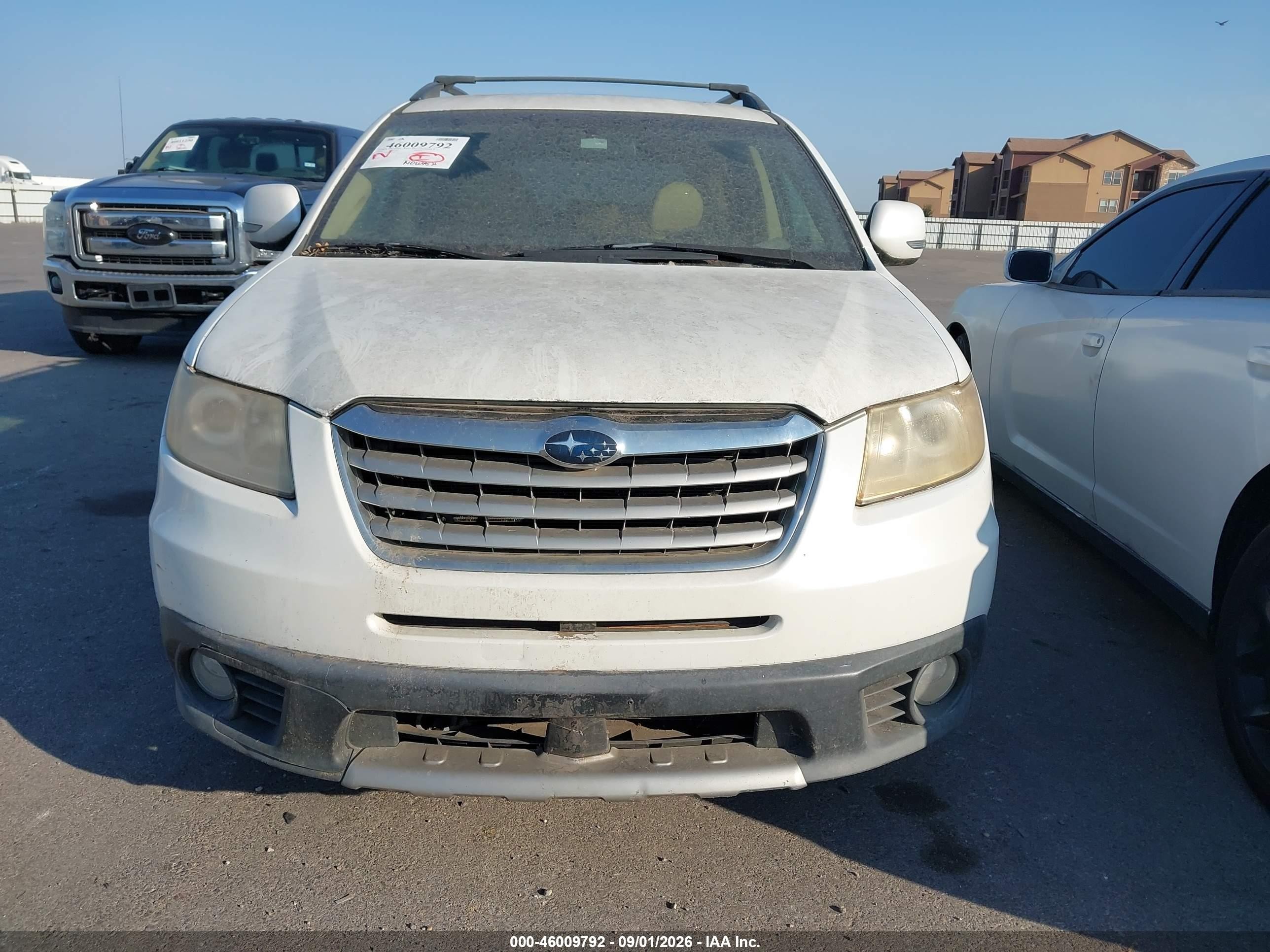 2010 Subaru Tribeca 3.6r Limited White vin: 4S4WX9KD2A4400741