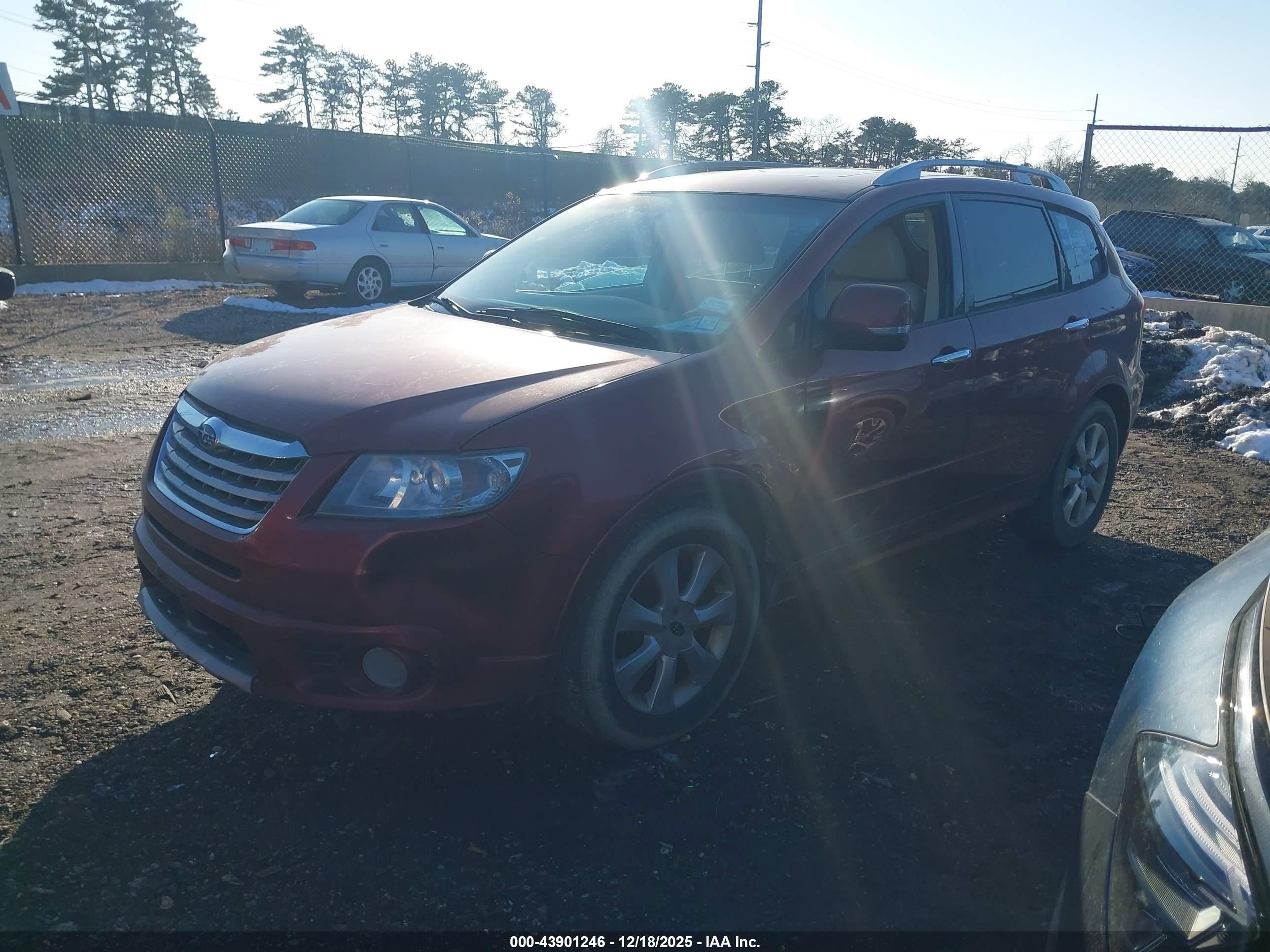 2010 Subaru Tribeca 3.6r Touring Красный vin: 4S4WX9KD2A4401713