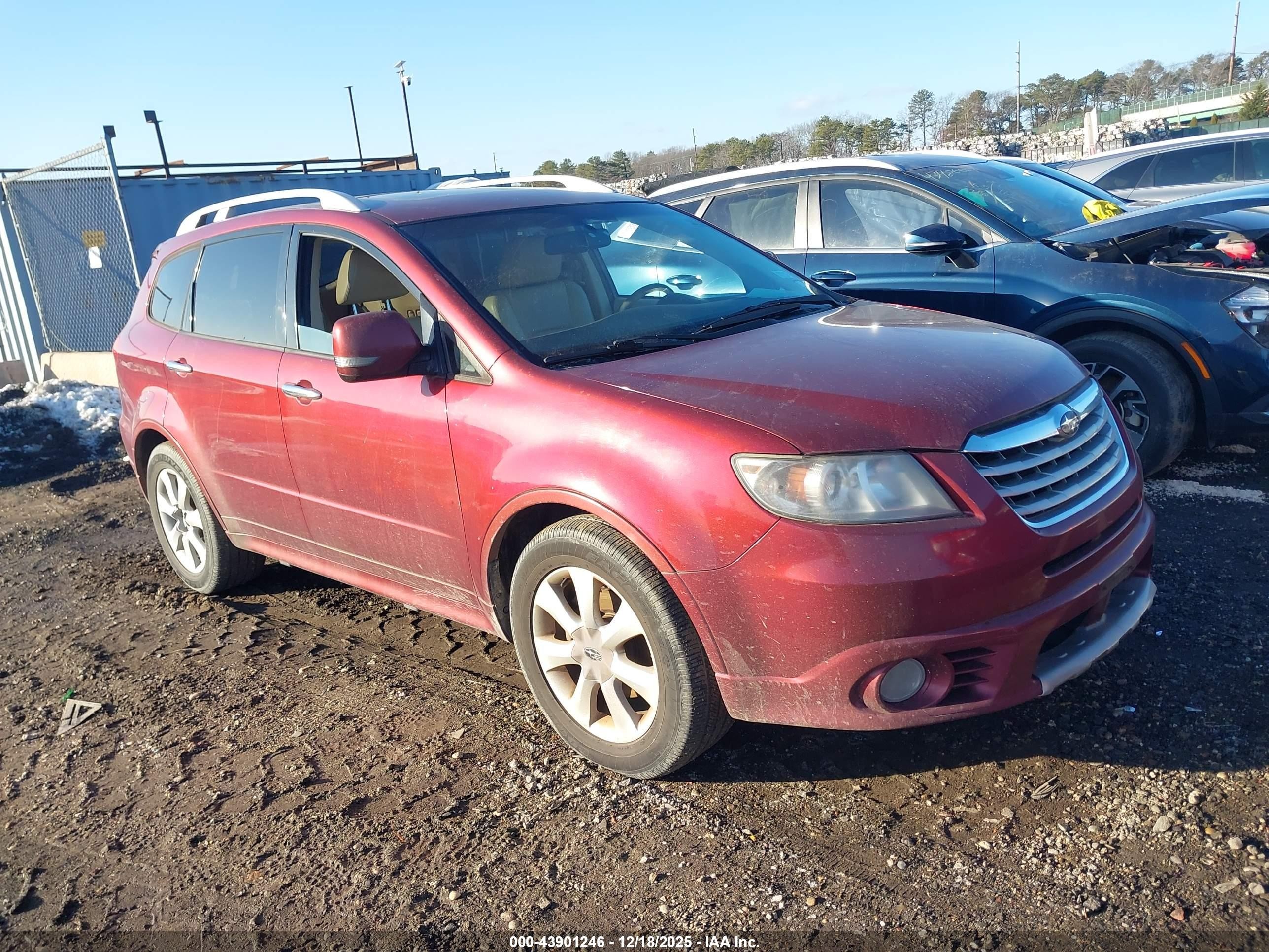 2010 Subaru Tribeca 3.6r Touring Красный vin: 4S4WX9KD2A4401713