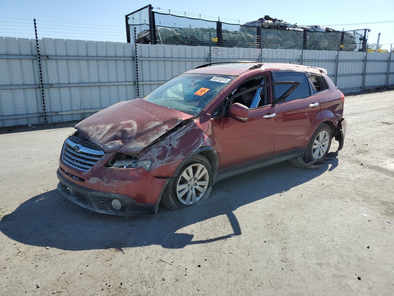 2014 Subaru Tribeca Limited Red vin: 4S4WX9KD3E4400219