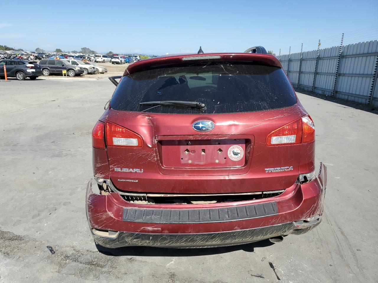2014 Subaru Tribeca Limited Red vin: 4S4WX9KD3E4400219