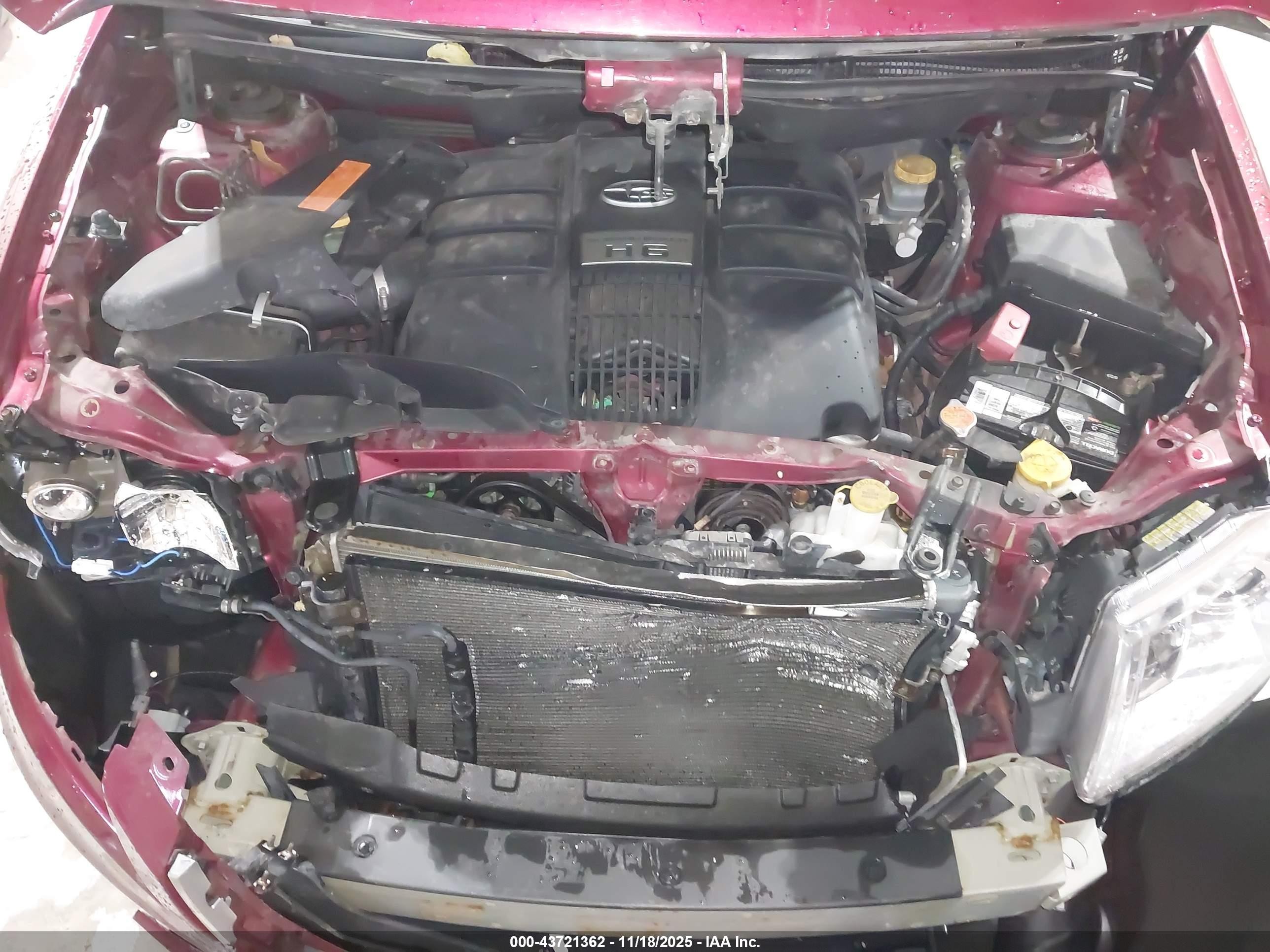 2010 Subaru Tribeca 3.6r Touring Burgundy vin: 4S4WX9KD5A4401981