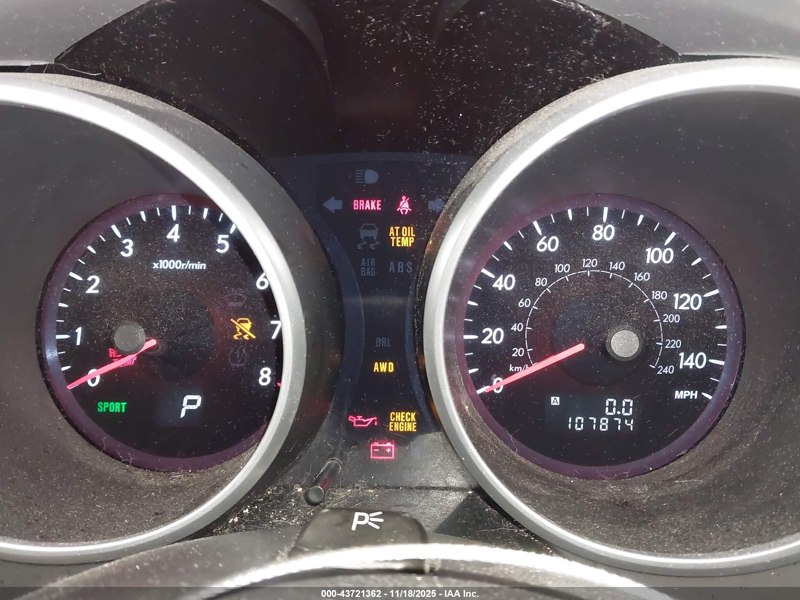 2010 Subaru Tribeca 3.6r Touring Burgundy vin: 4S4WX9KD5A4401981