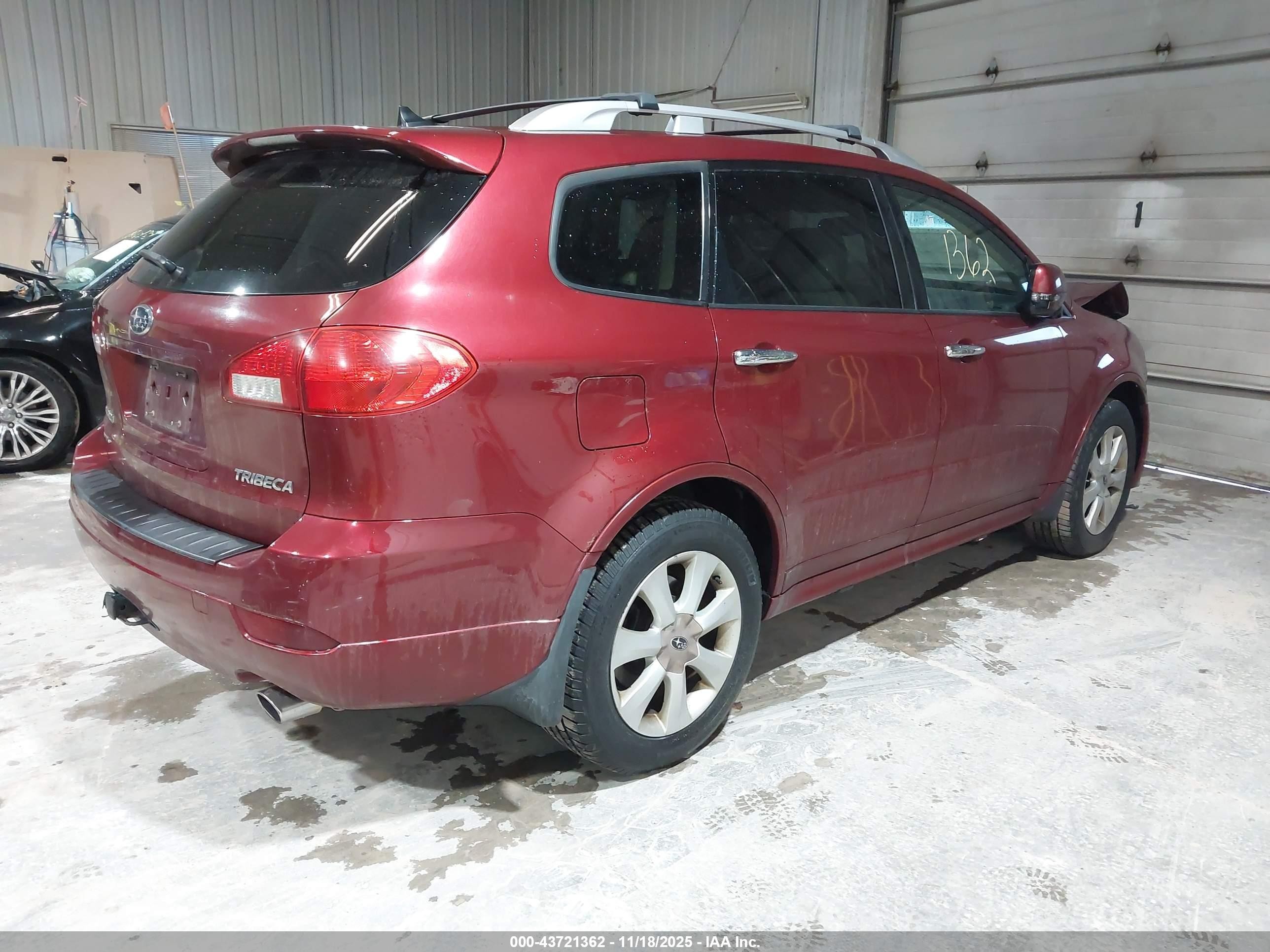 2010 Subaru Tribeca 3.6r Touring Burgundy vin: 4S4WX9KD5A4401981