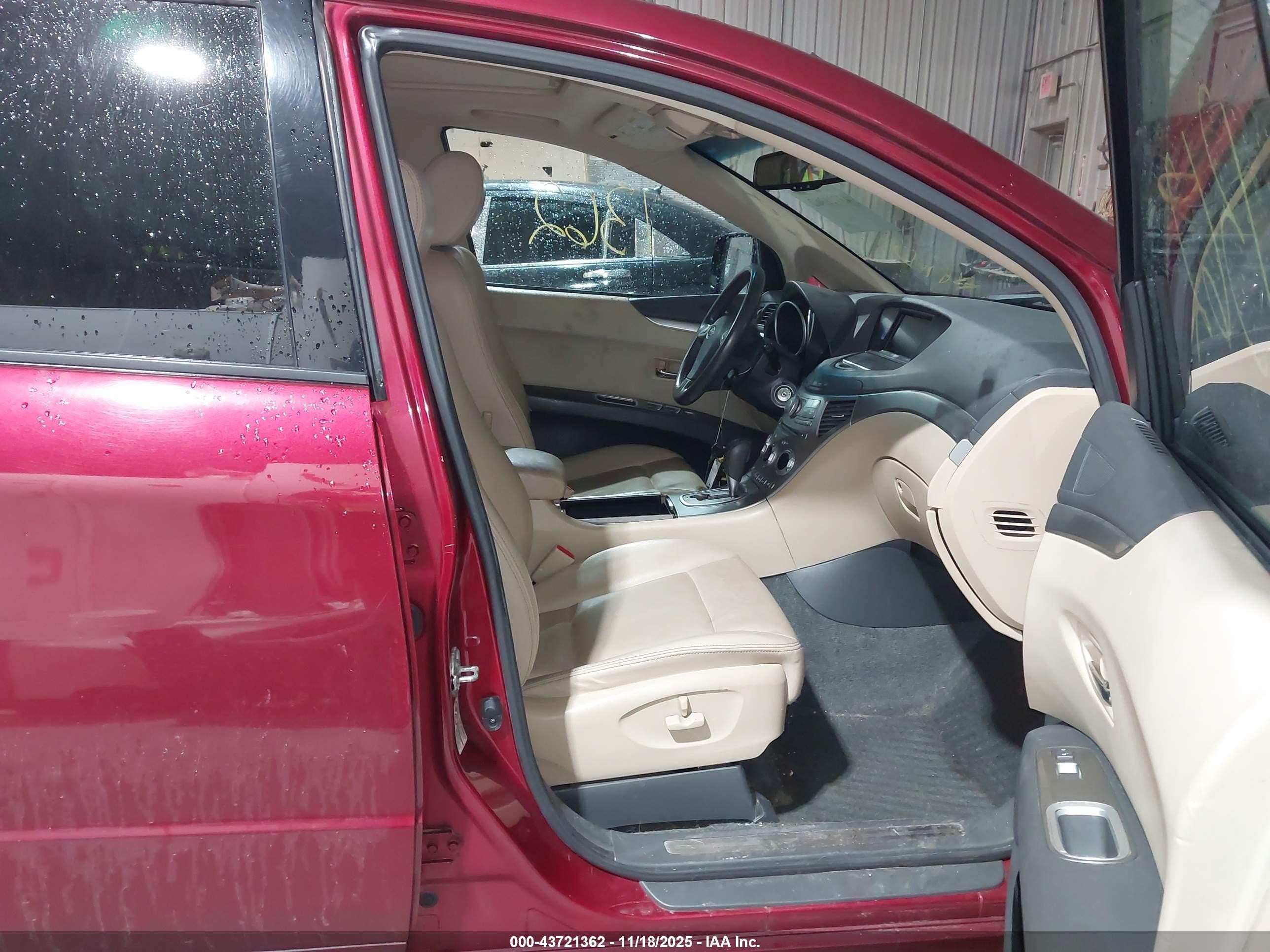 2010 Subaru Tribeca 3.6r Touring Burgundy vin: 4S4WX9KD5A4401981
