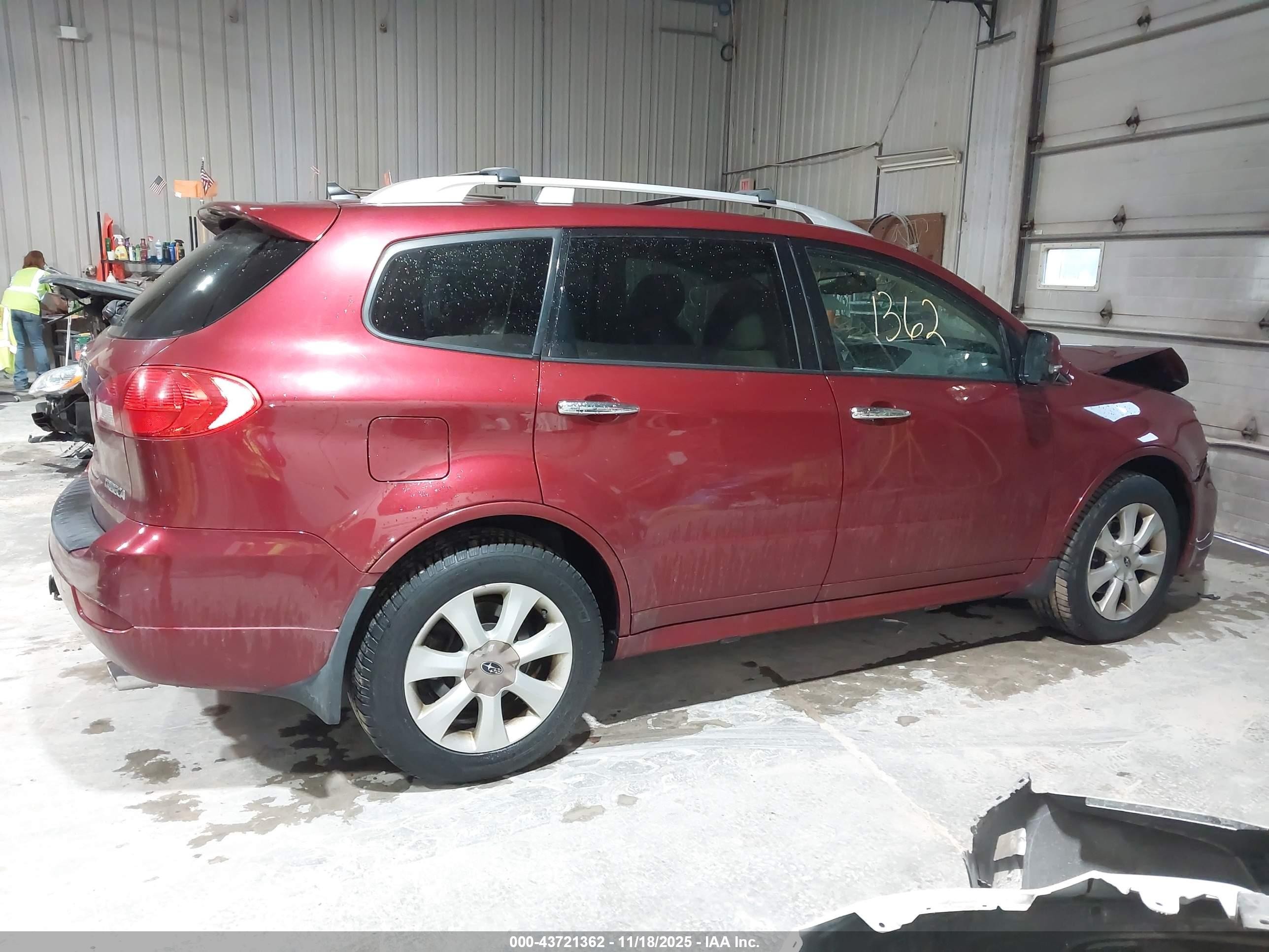 2010 Subaru Tribeca 3.6r Touring Burgundy vin: 4S4WX9KD5A4401981