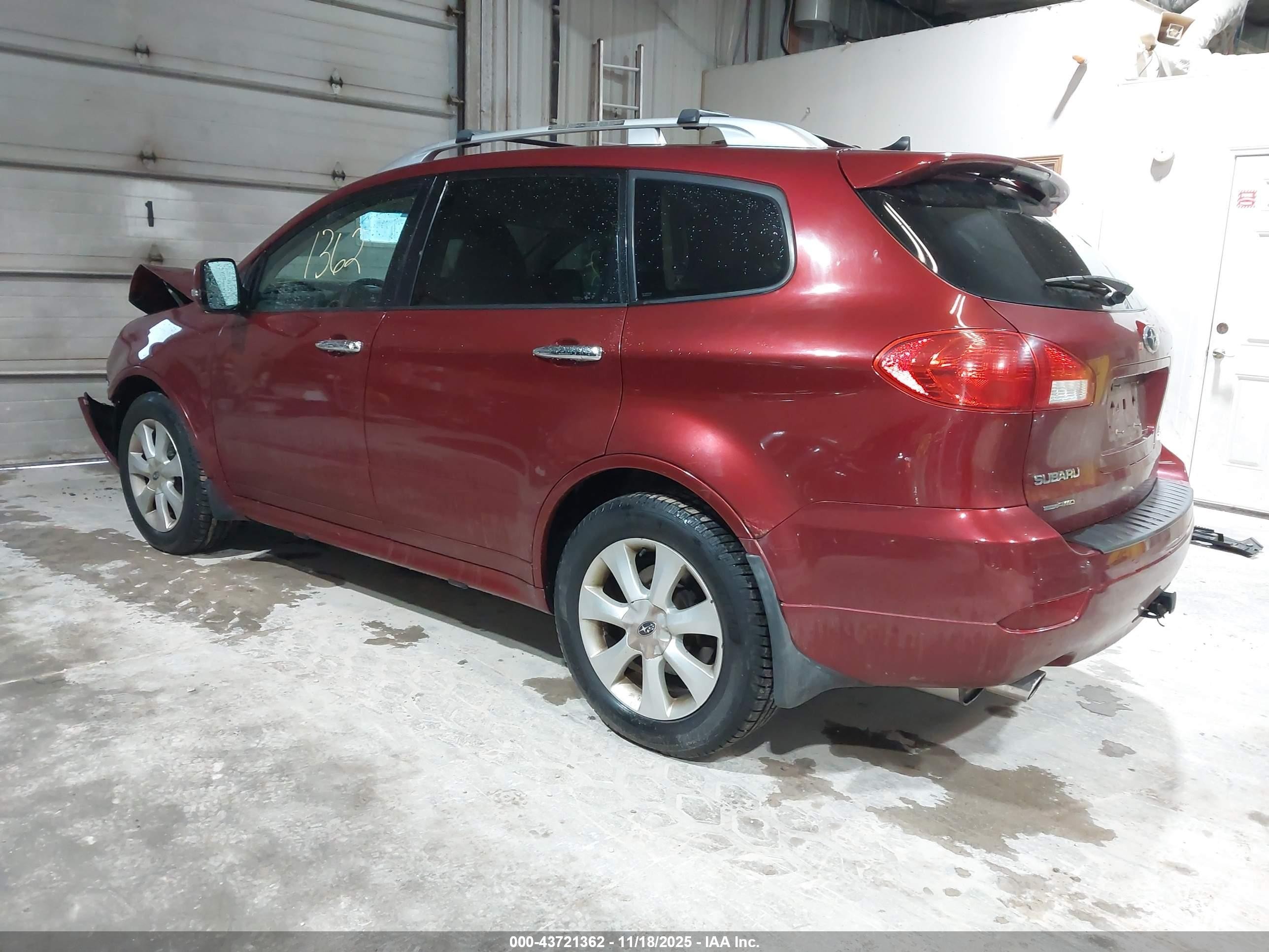 2010 Subaru Tribeca 3.6r Touring Burgundy vin: 4S4WX9KD5A4401981