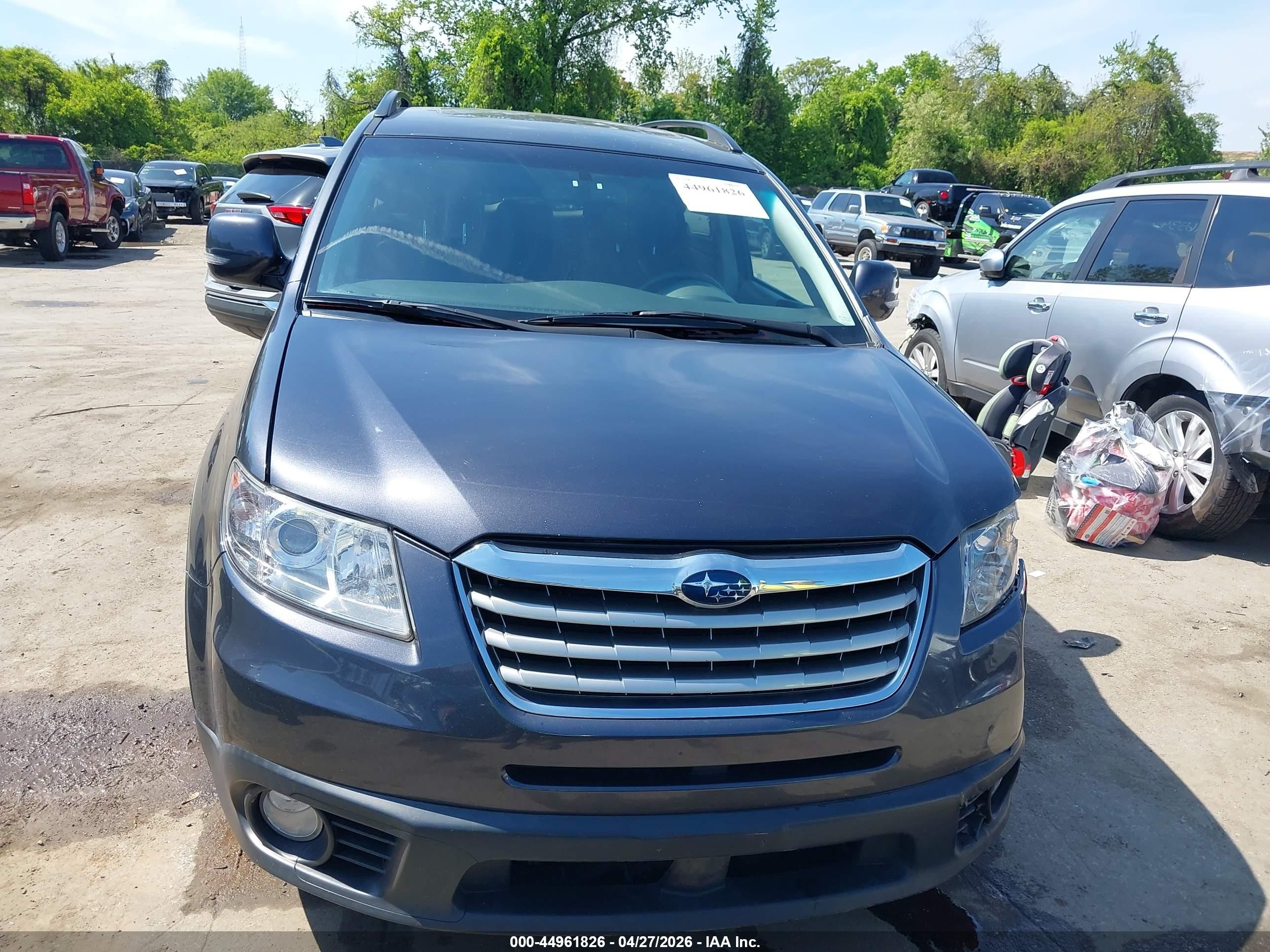 2012 Subaru Tribeca 3.6r Limited Gray vin: 4S4WX9KD6C4400180