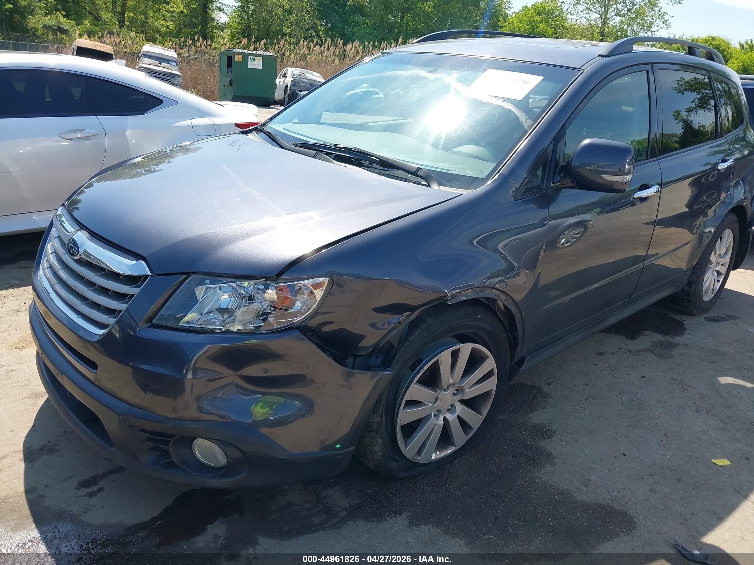2012 Subaru Tribeca 3.6r Limited Gray vin: 4S4WX9KD6C4400180