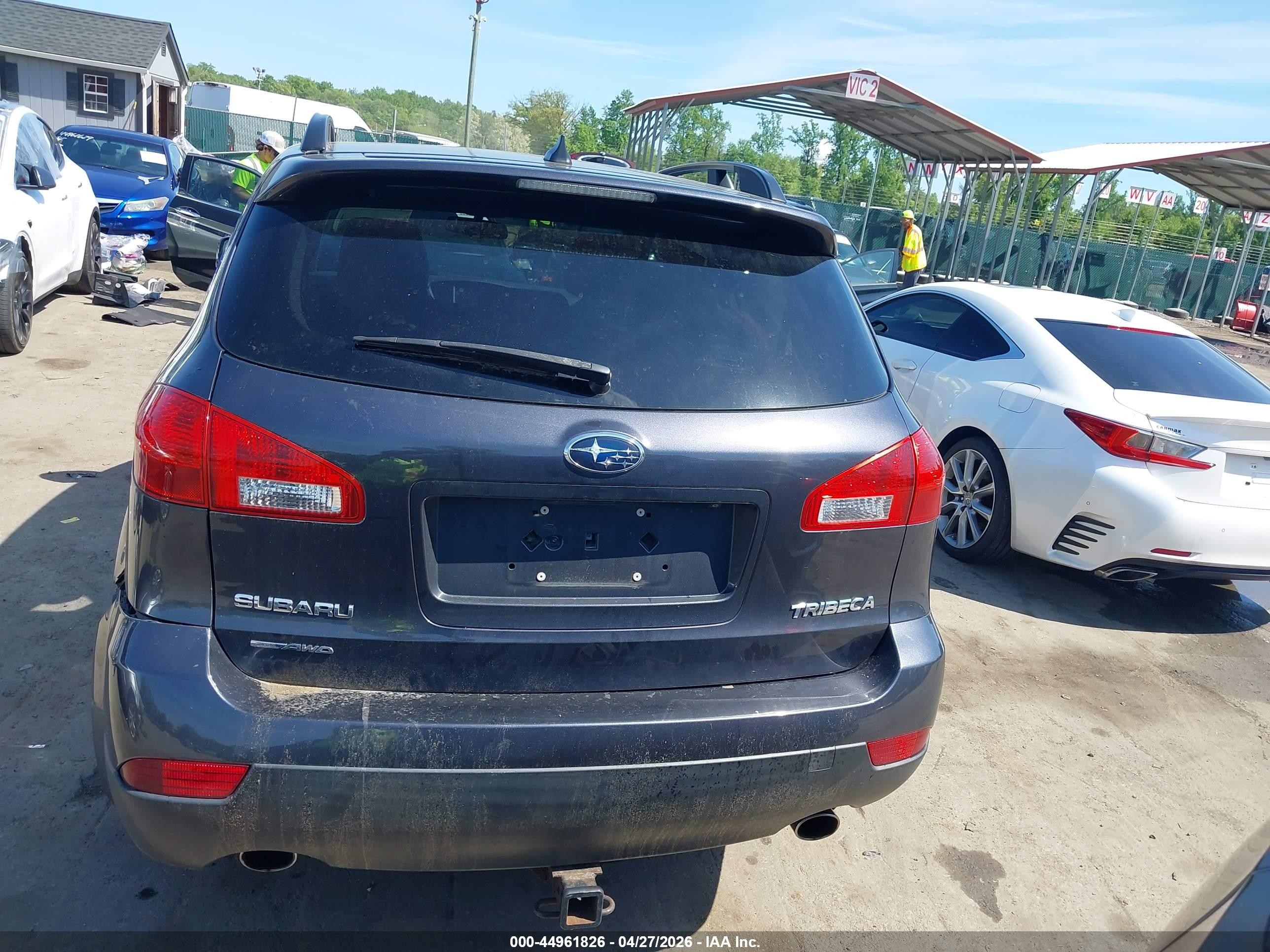 2012 Subaru Tribeca 3.6r Limited Gray vin: 4S4WX9KD6C4400180