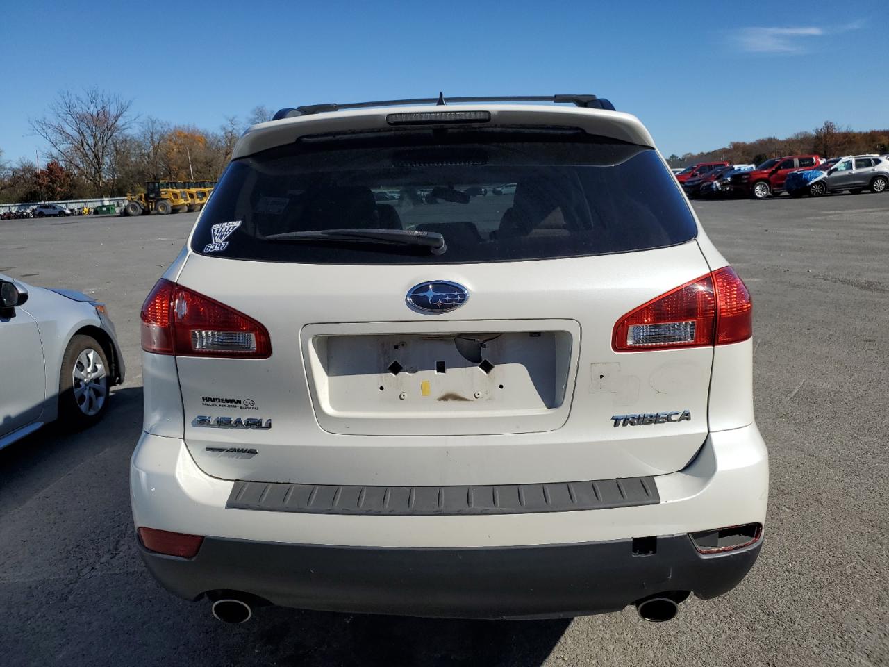 2014 Subaru Tribeca Limited Белый vin: 4S4WX9KD6E4400554