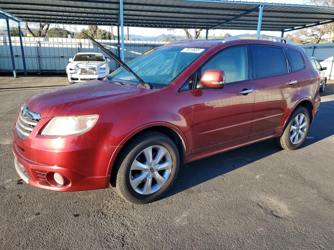 2011 Subaru Tribeca Limited Burgundy vin: 4S4WX9KD9B4403086