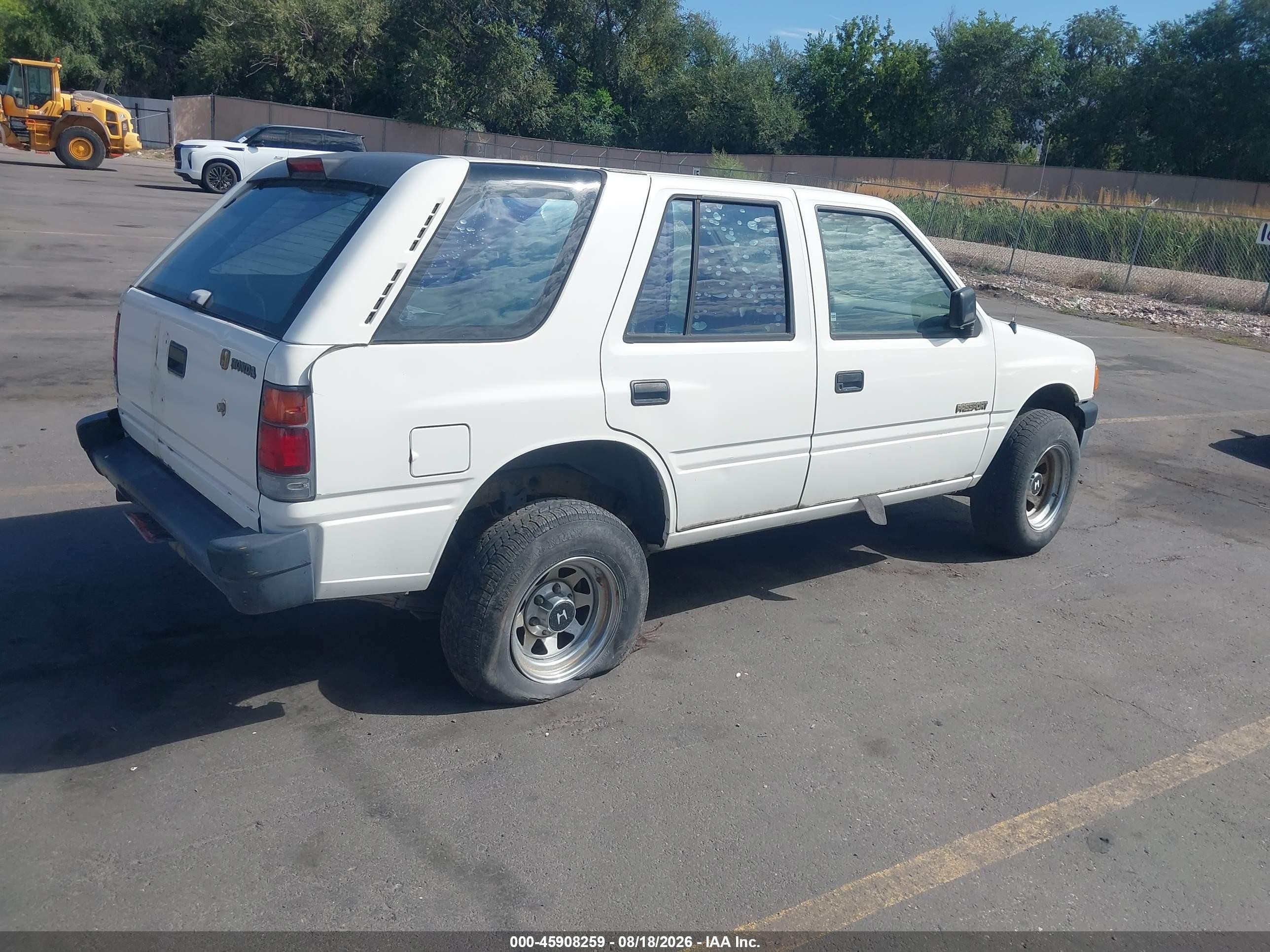 1995 Honda Passport Ex/lx White vin: 4S6CK58V7S4423466