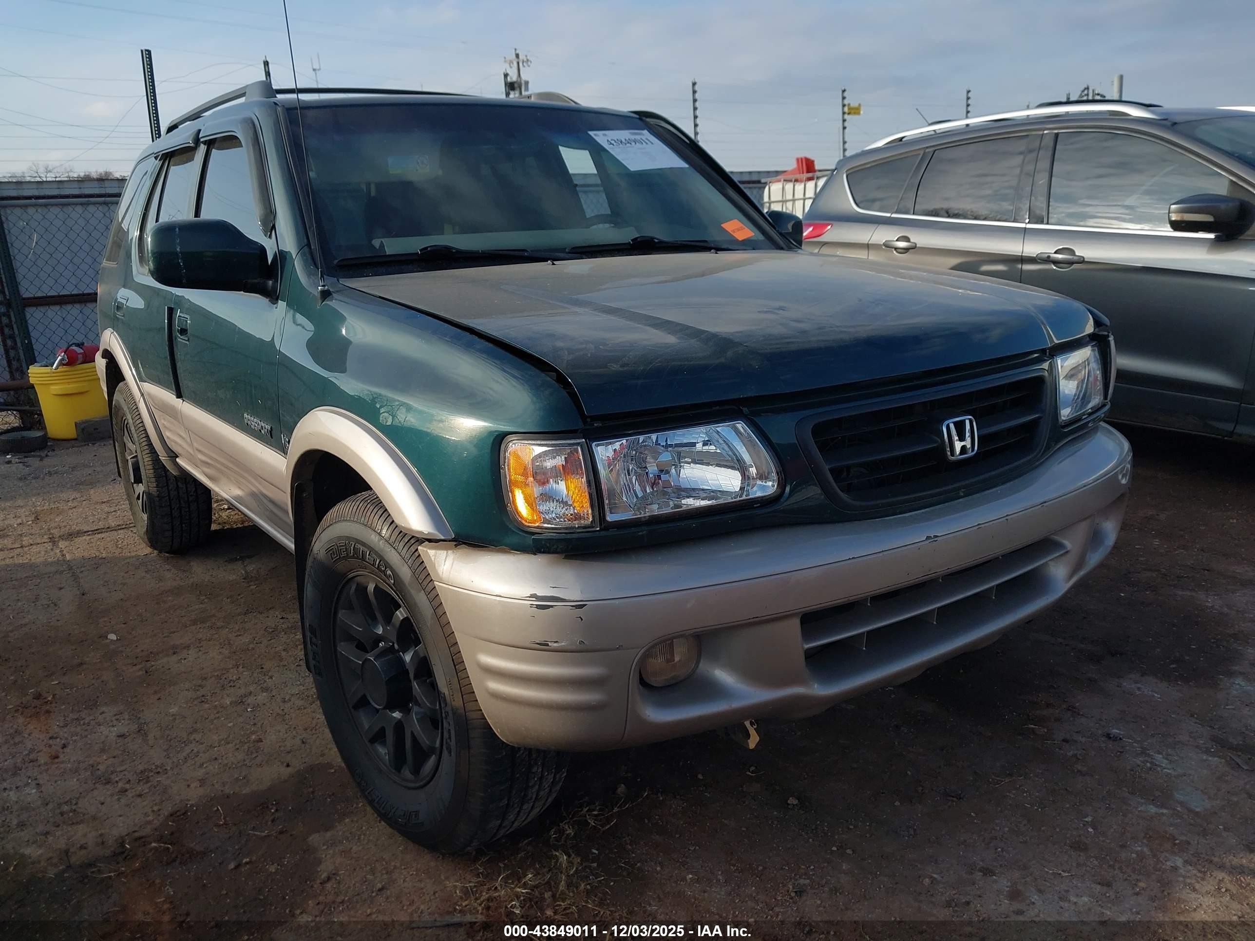 2001 Honda Passport Ex/lx Green vin: 4S6CK58W014403261