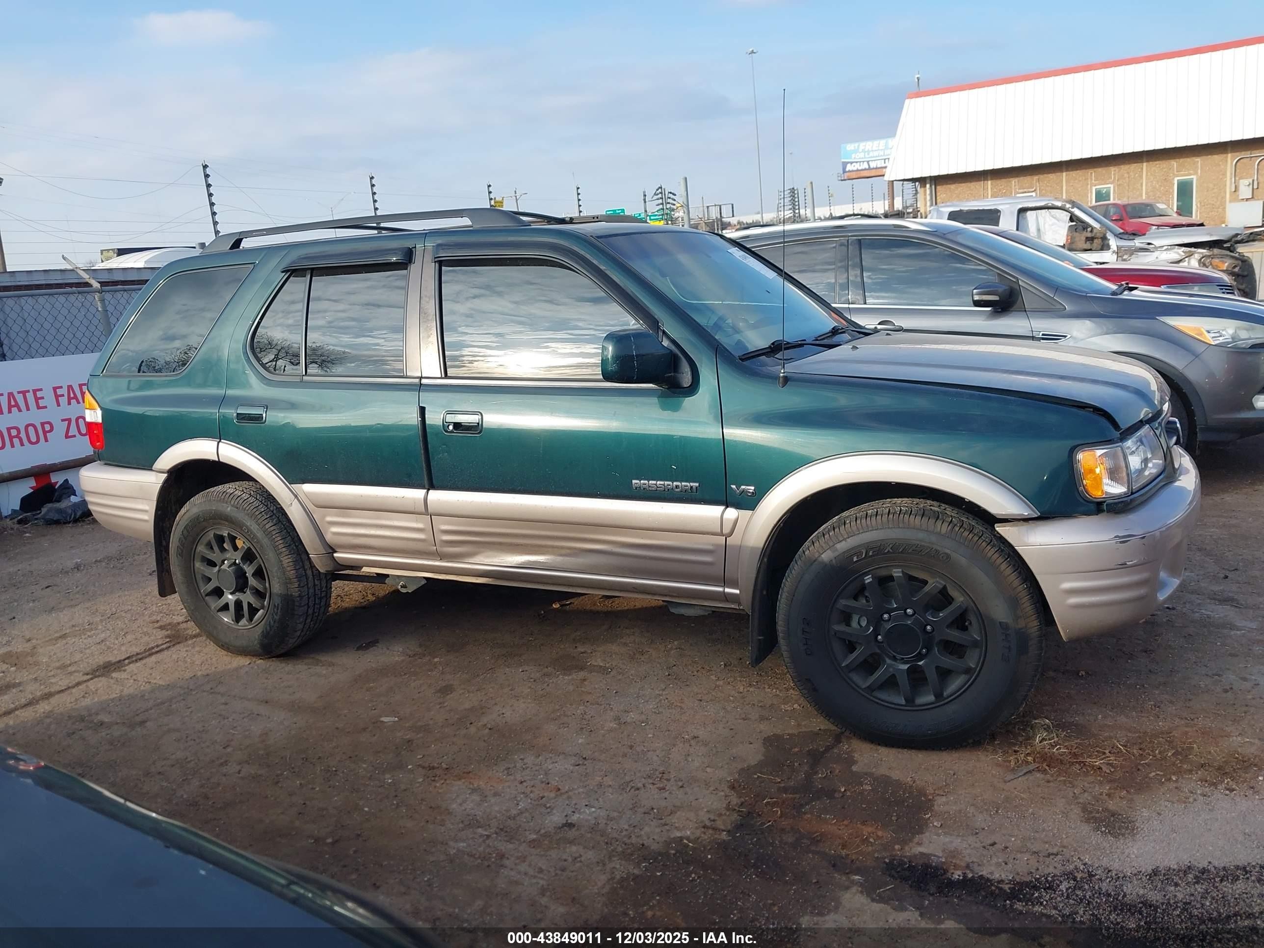 2001 Honda Passport Ex/lx Green vin: 4S6CK58W014403261