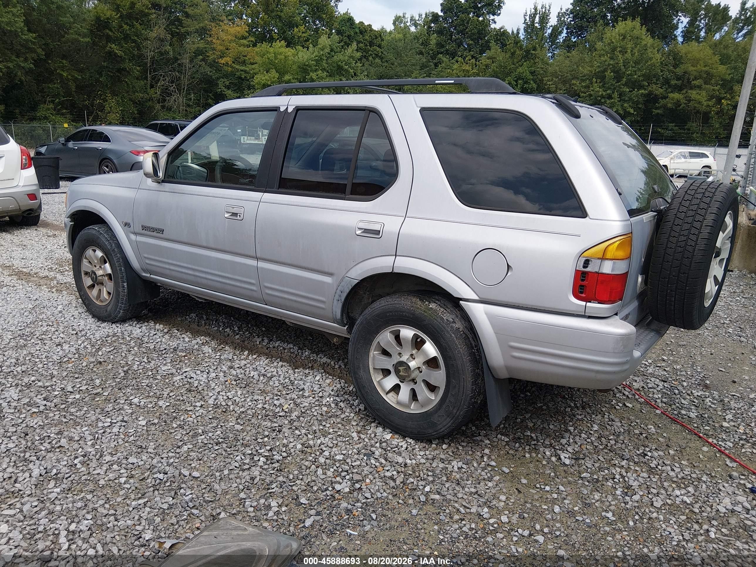 1999 Honda Passport Ex/lx Gray vin: 4S6CK58W0X4409036