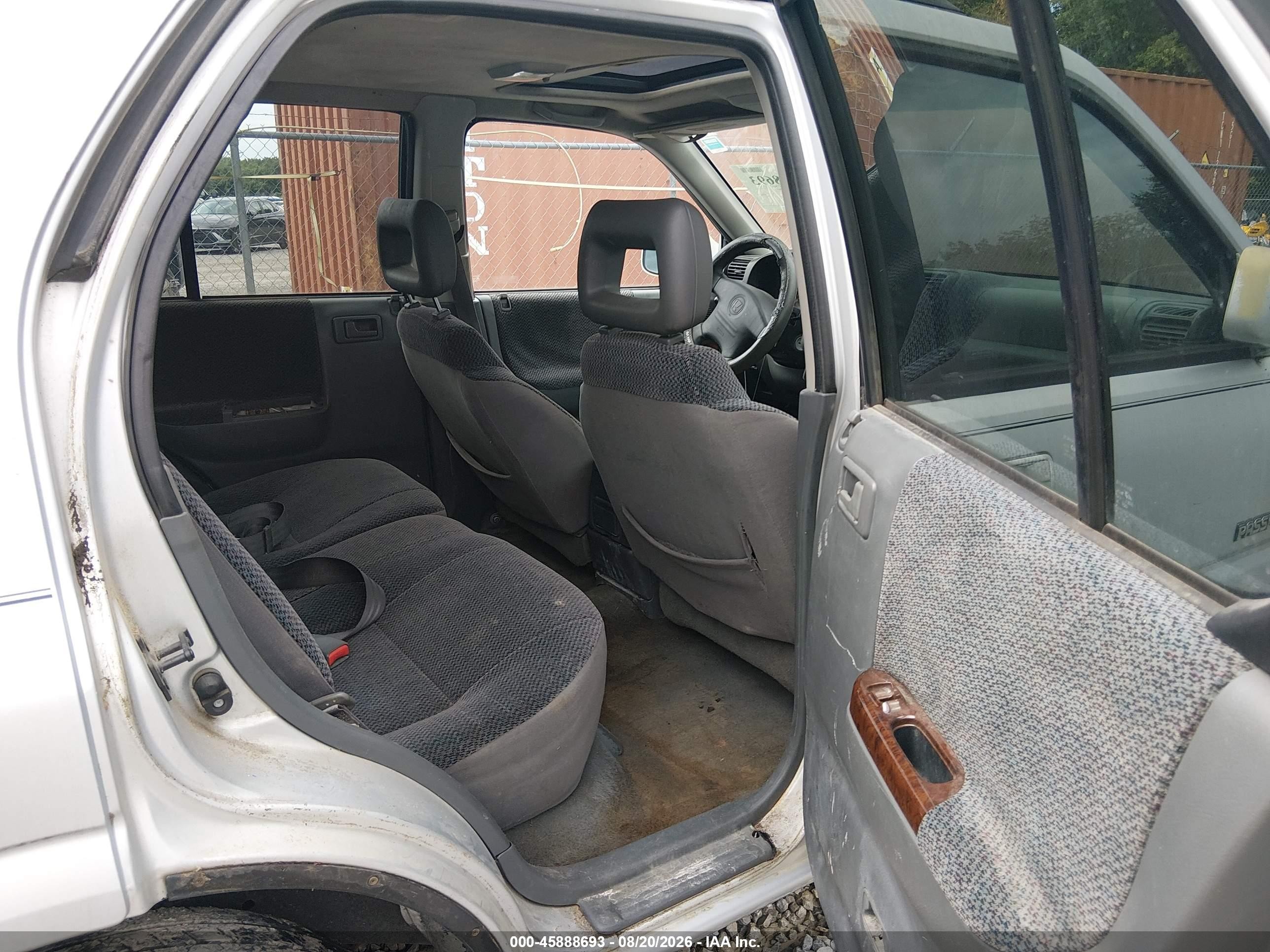 1999 Honda Passport Ex/lx Gray vin: 4S6CK58W0X4409036
