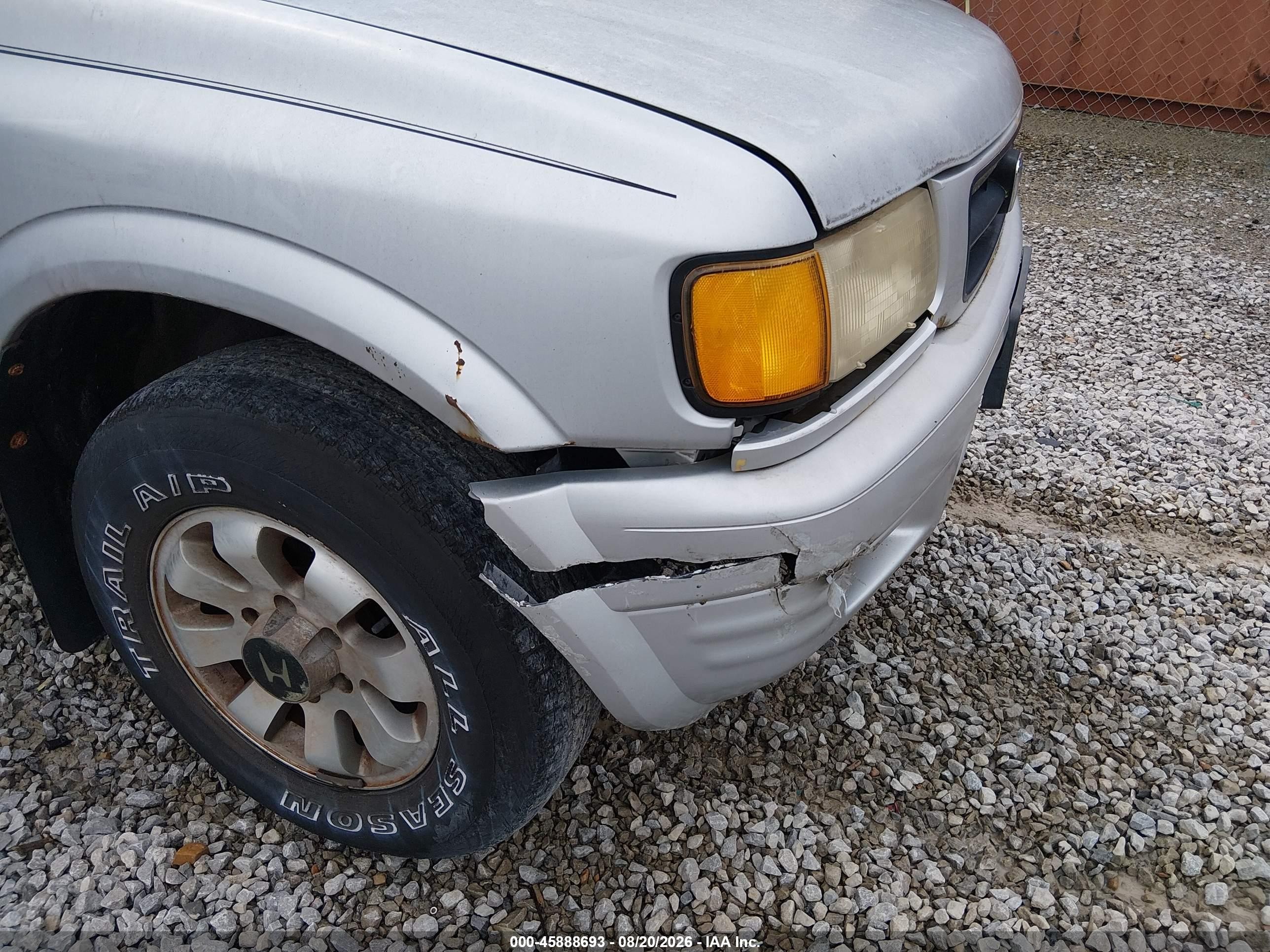 1999 Honda Passport Ex/lx Gray vin: 4S6CK58W0X4409036