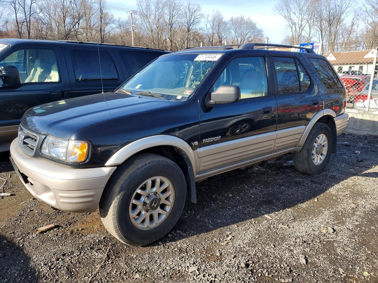 2001 Honda Passport Ex Black vin: 4S6CK58W114411885