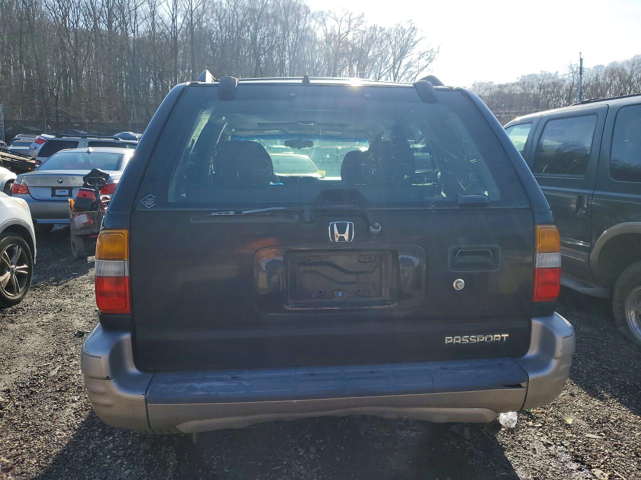 2001 Honda Passport Ex Black vin: 4S6CK58W114411885