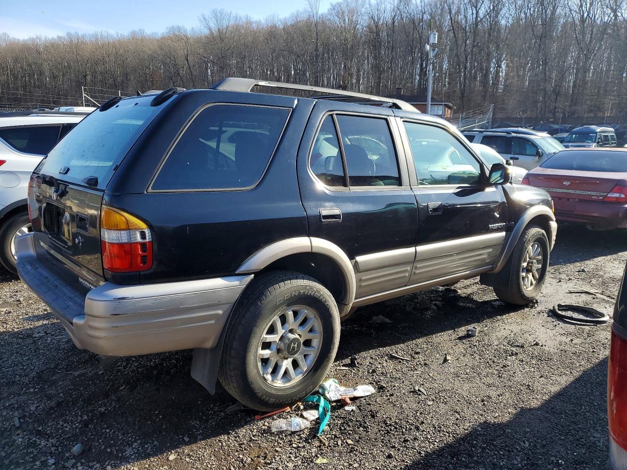 2001 Honda Passport Ex Black vin: 4S6CK58W114411885