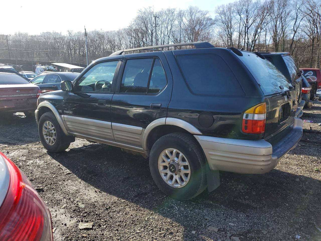2001 Honda Passport Ex Black vin: 4S6CK58W114411885