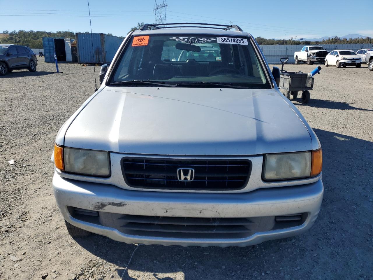 1999 Honda Passport Ex Silver vin: 4S6CK58W1X4411314
