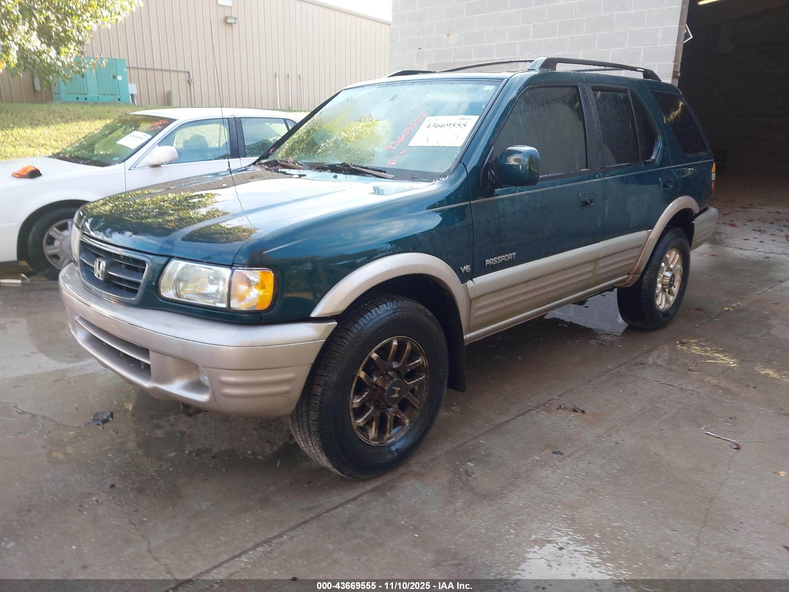 2000 Honda Passport Ex/lx Green vin: 4S6CK58W2Y4408343