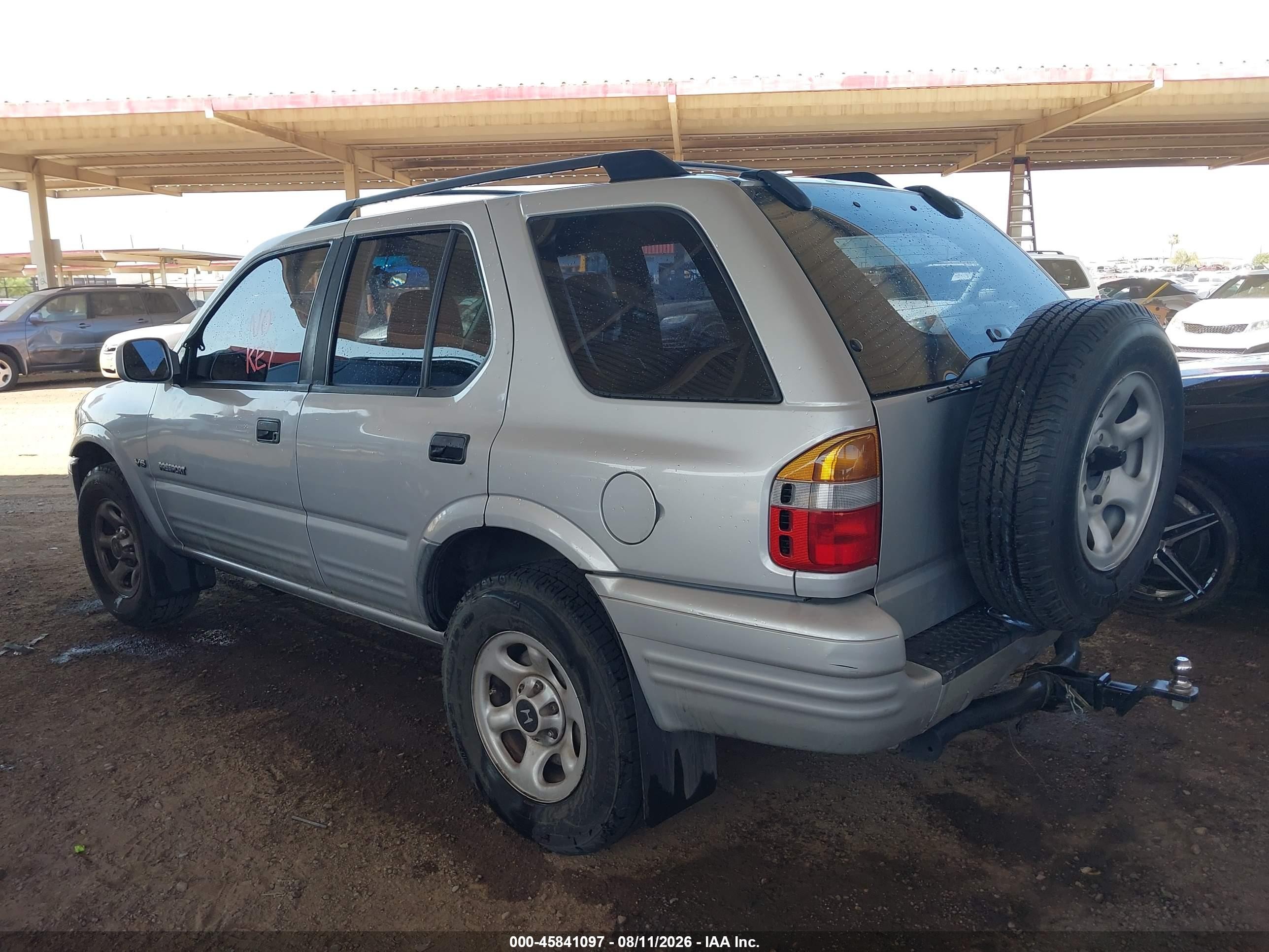 2002 Honda Passport Ex/lx Silver vin: 4S6CK58W324405930