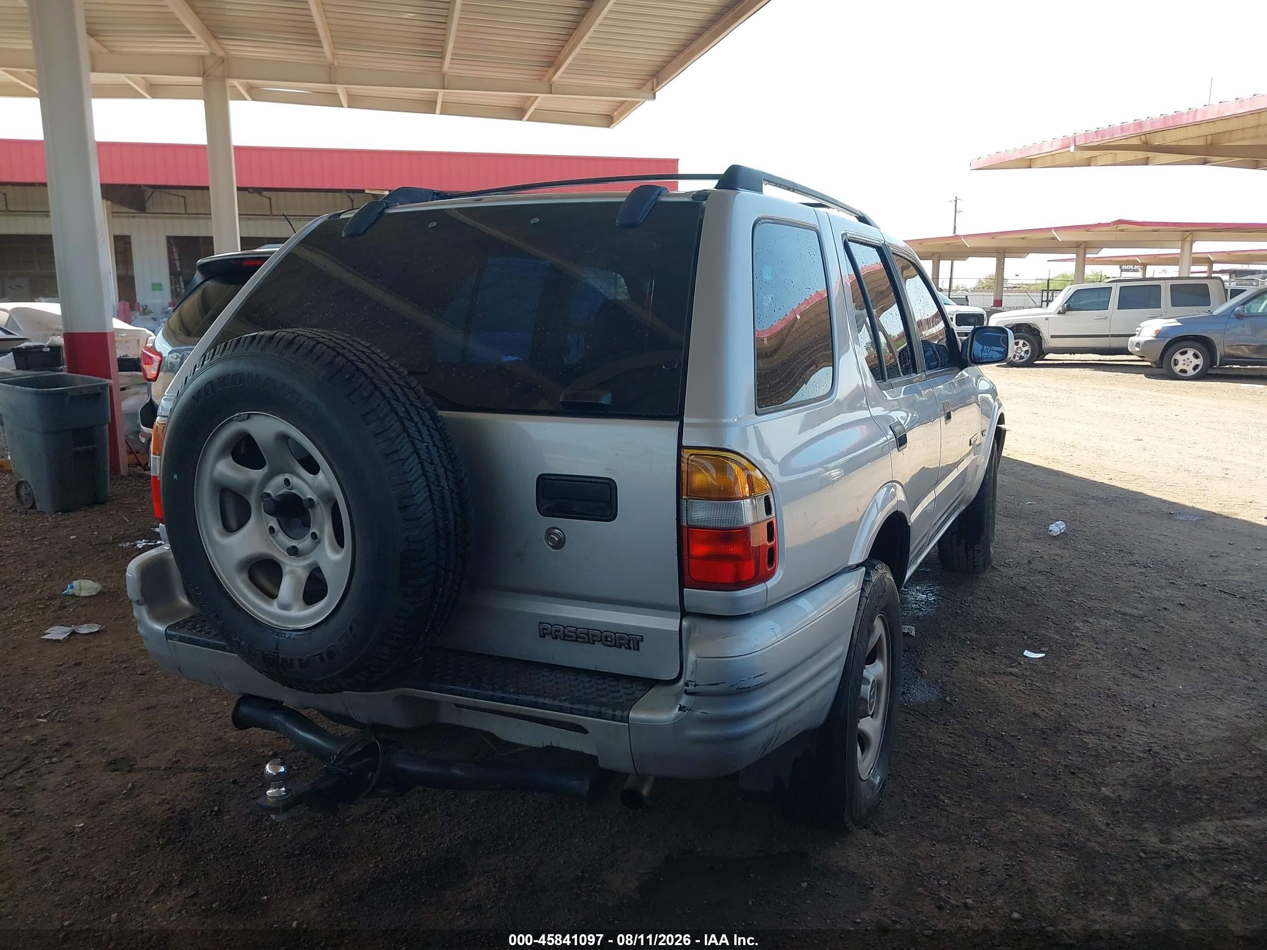 2002 Honda Passport Ex/lx Silver vin: 4S6CK58W324405930