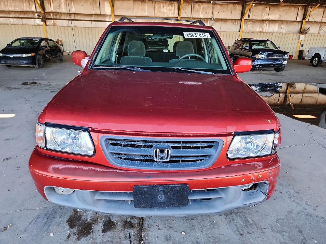 2000 Honda Passport Ex Красный vin: 4S6CK58W3Y4405595