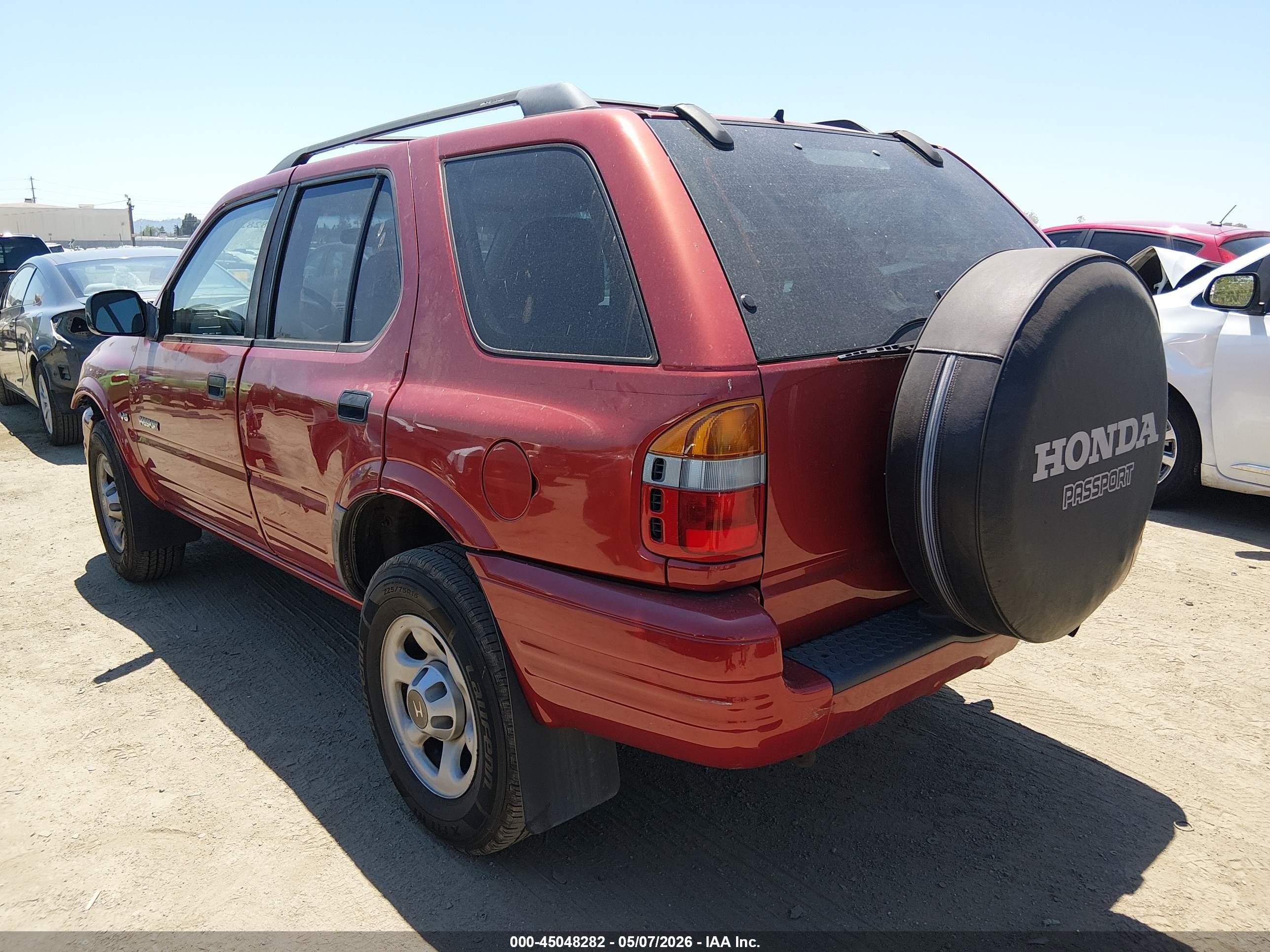 2001 Honda Passport Ex/lx Red vin: 4S6CK58W414405871