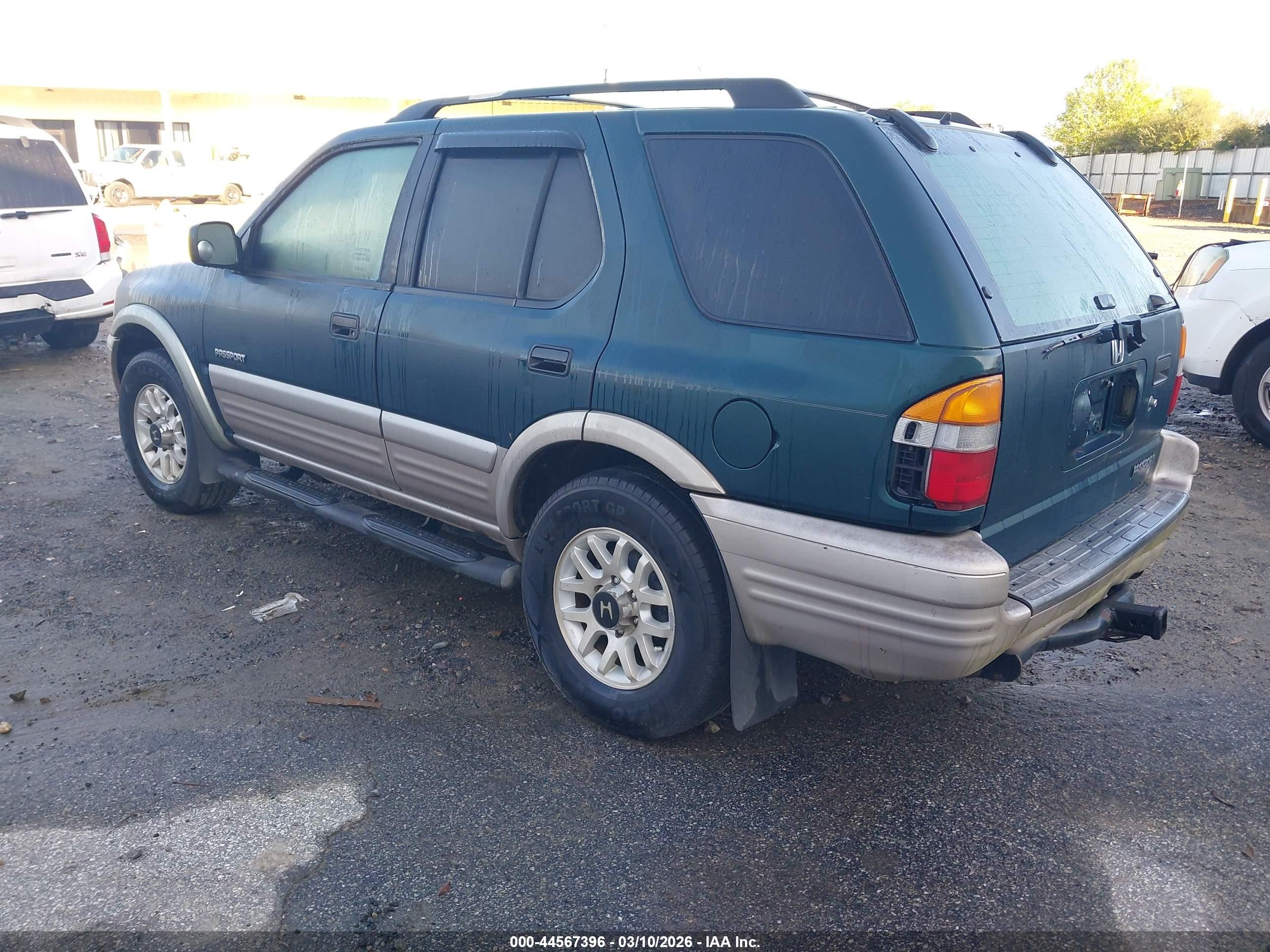 2001 Honda Passport Ex/ex W/luxury Pkg/lx Green vin: 4S6CK58W414412559
